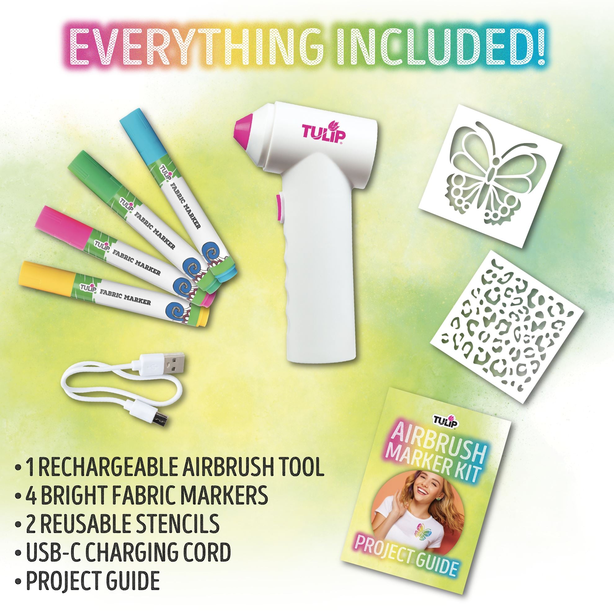 Picture of 49843 Tulip Airbrush Fabric Marker Kit