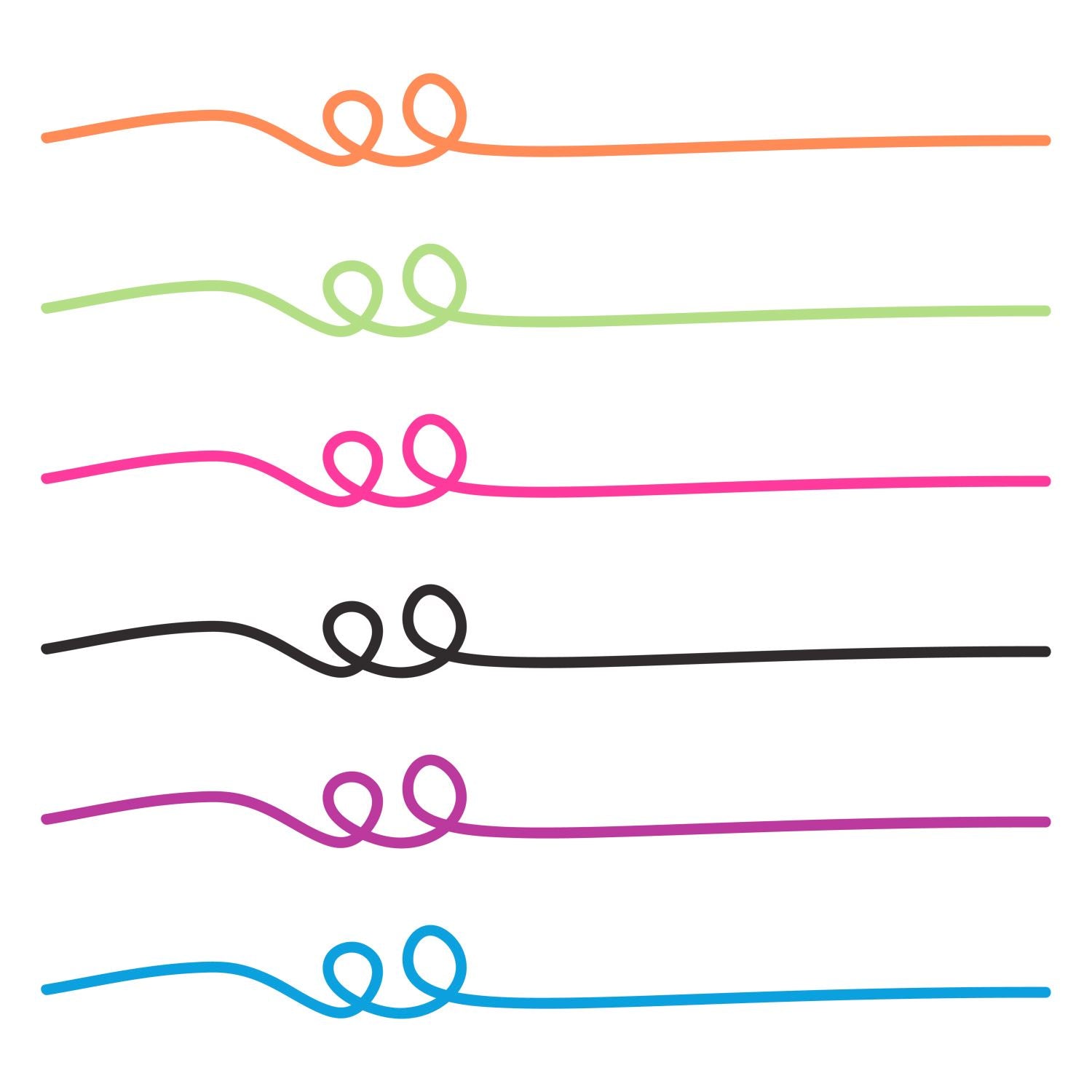 Picture of 37315 Tulip Graffiti Bullet-Tip Fabric Markers Neon 6 Pack