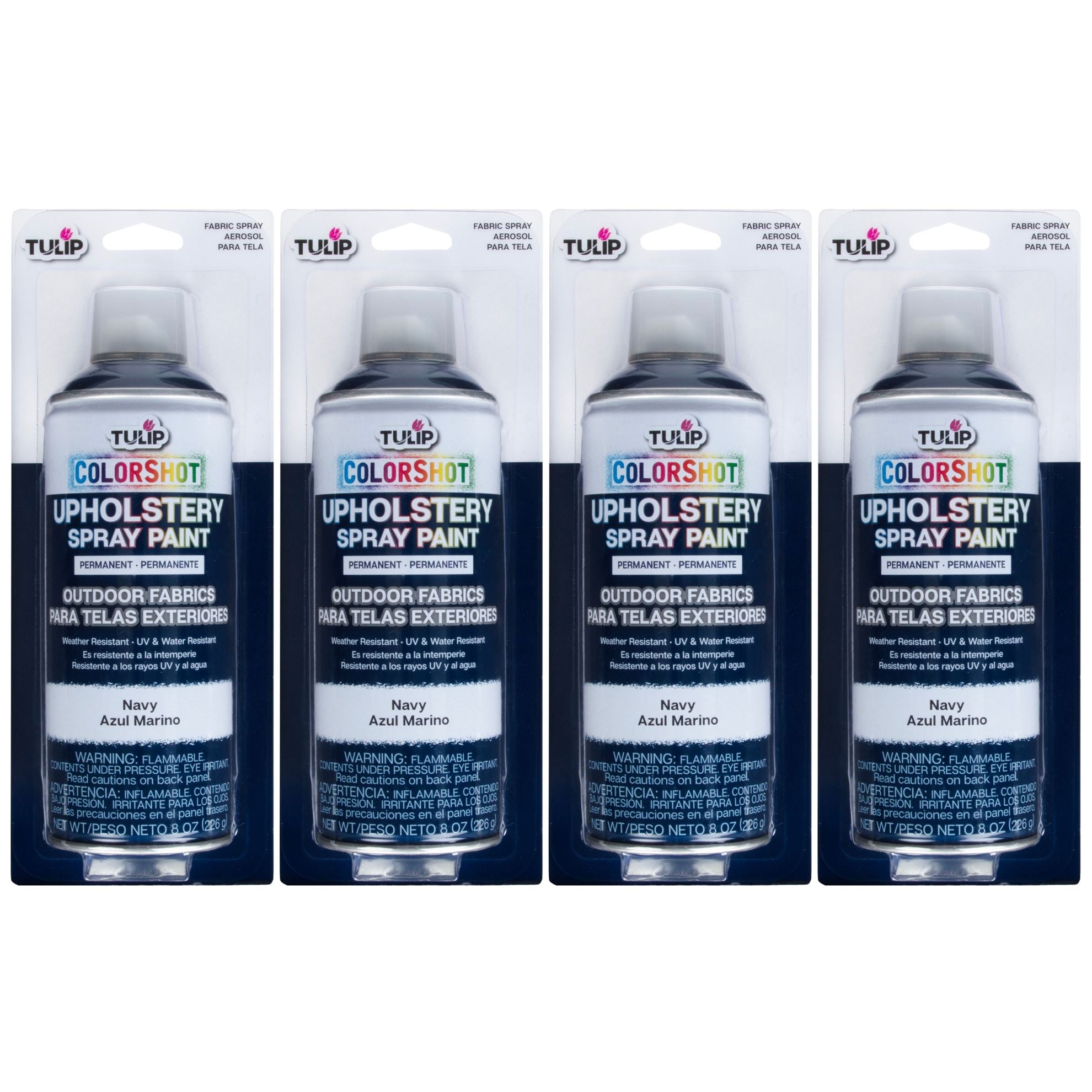 Picture of 37989 ColorShot Outdoor Fabric Upholstery Spray Navy 4 Pack