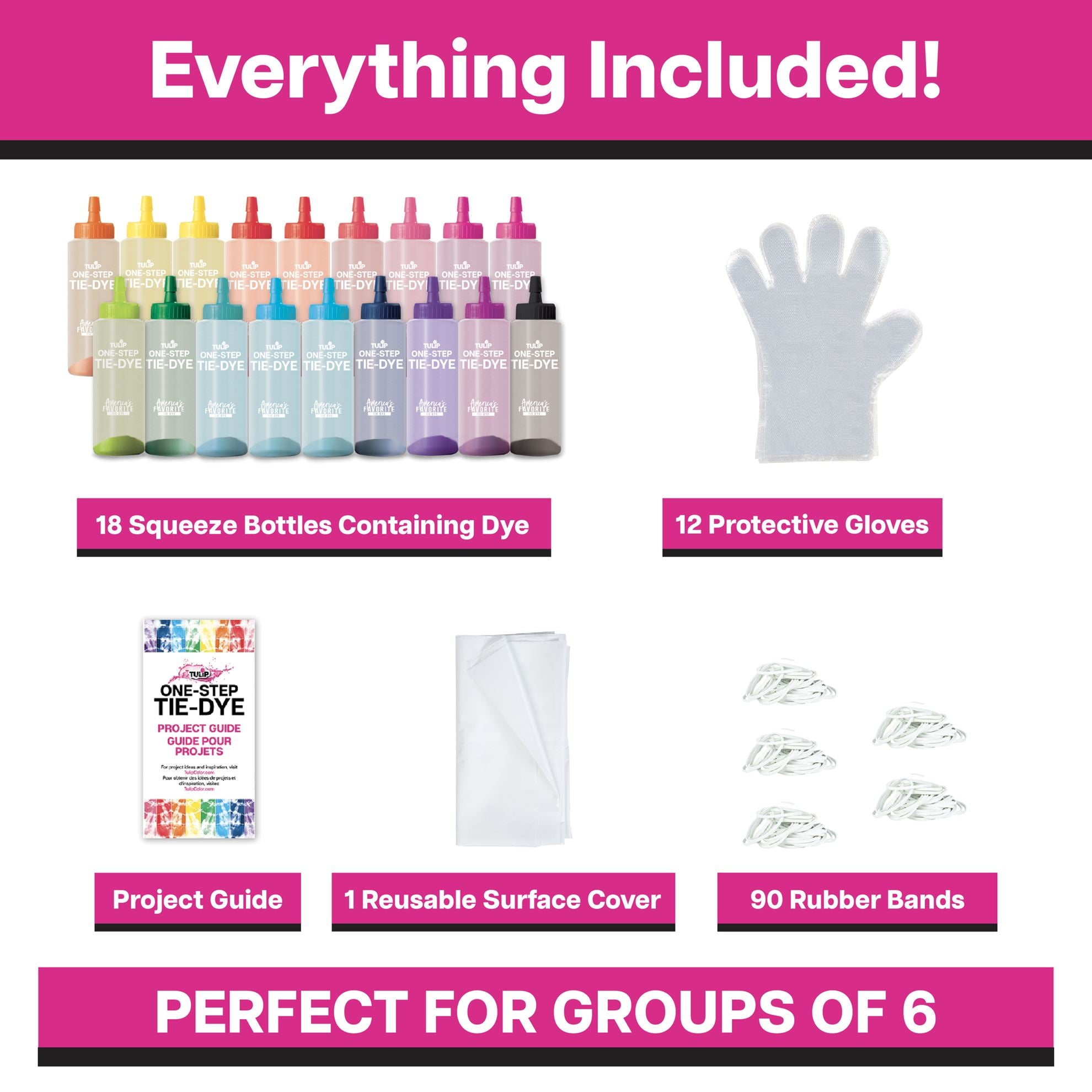 Picture of 32378 Tulip Tie-Dye Party 18-Color Tie-Dye Kit