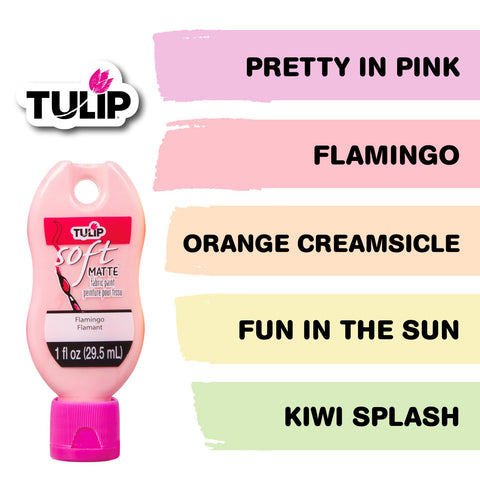 Picture of 47797 Tulip Brush-On Fabric Paint Pastels 10 Pack