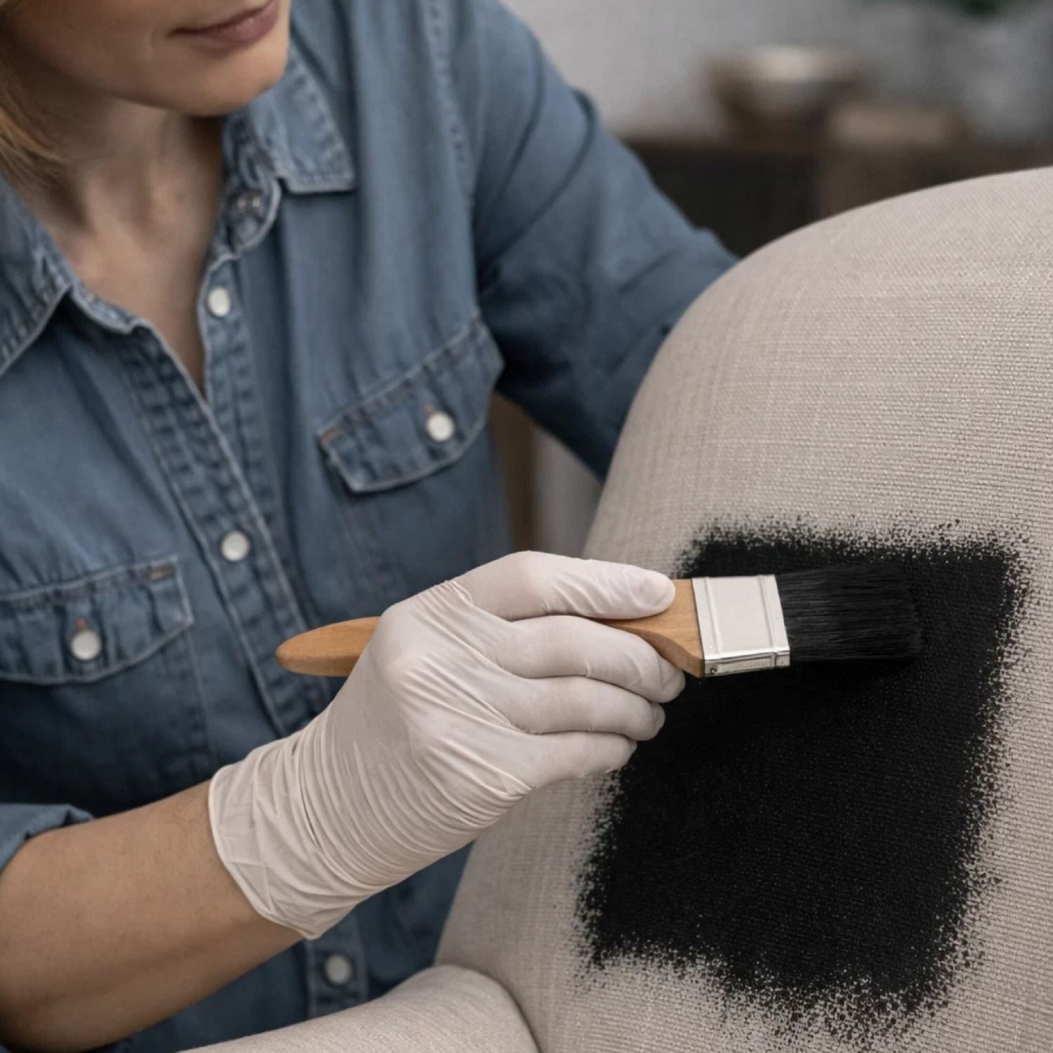 Picture of 50147 Tulip Fabric & Upholstery Paint Black