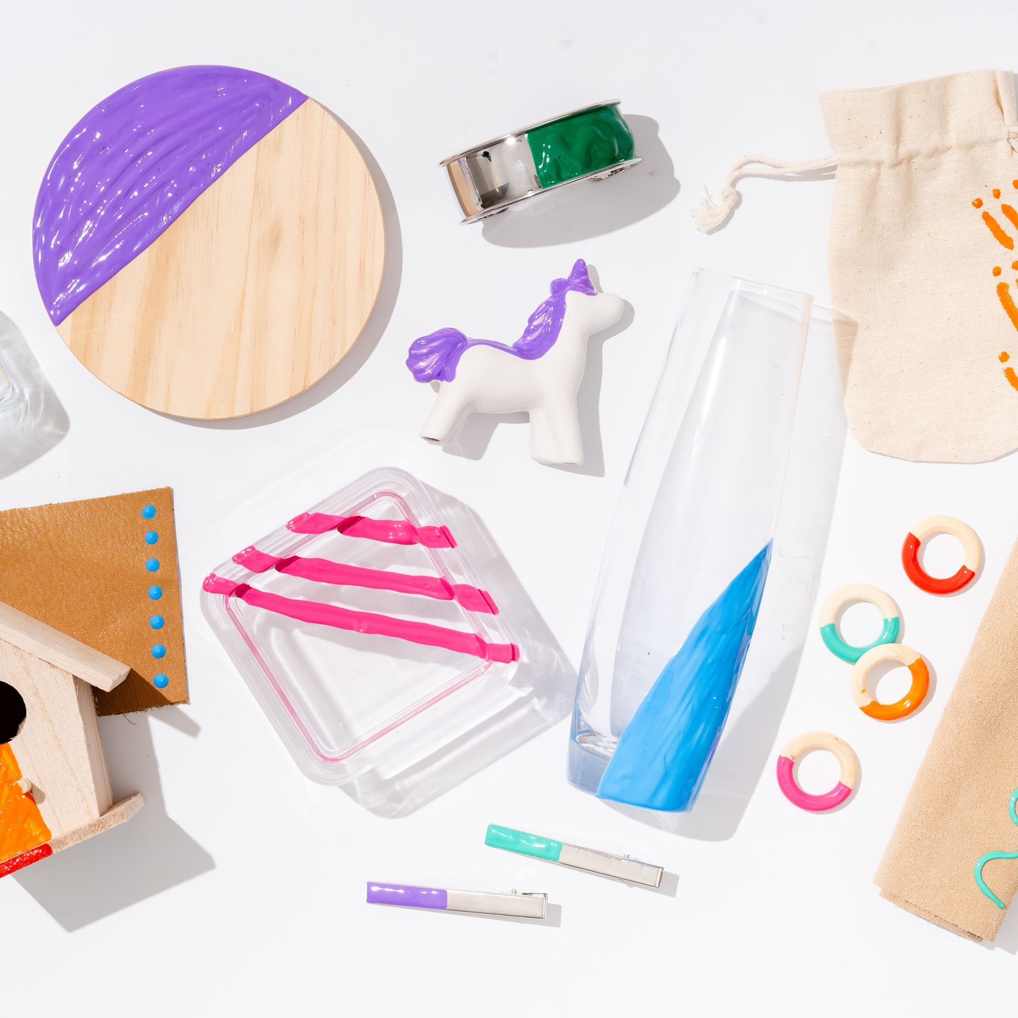 Picture of 35148 Tulip Puff Paint Rainbow & Neon, Multi-Surface Craft Paint, .75 fl oz 20 Pack