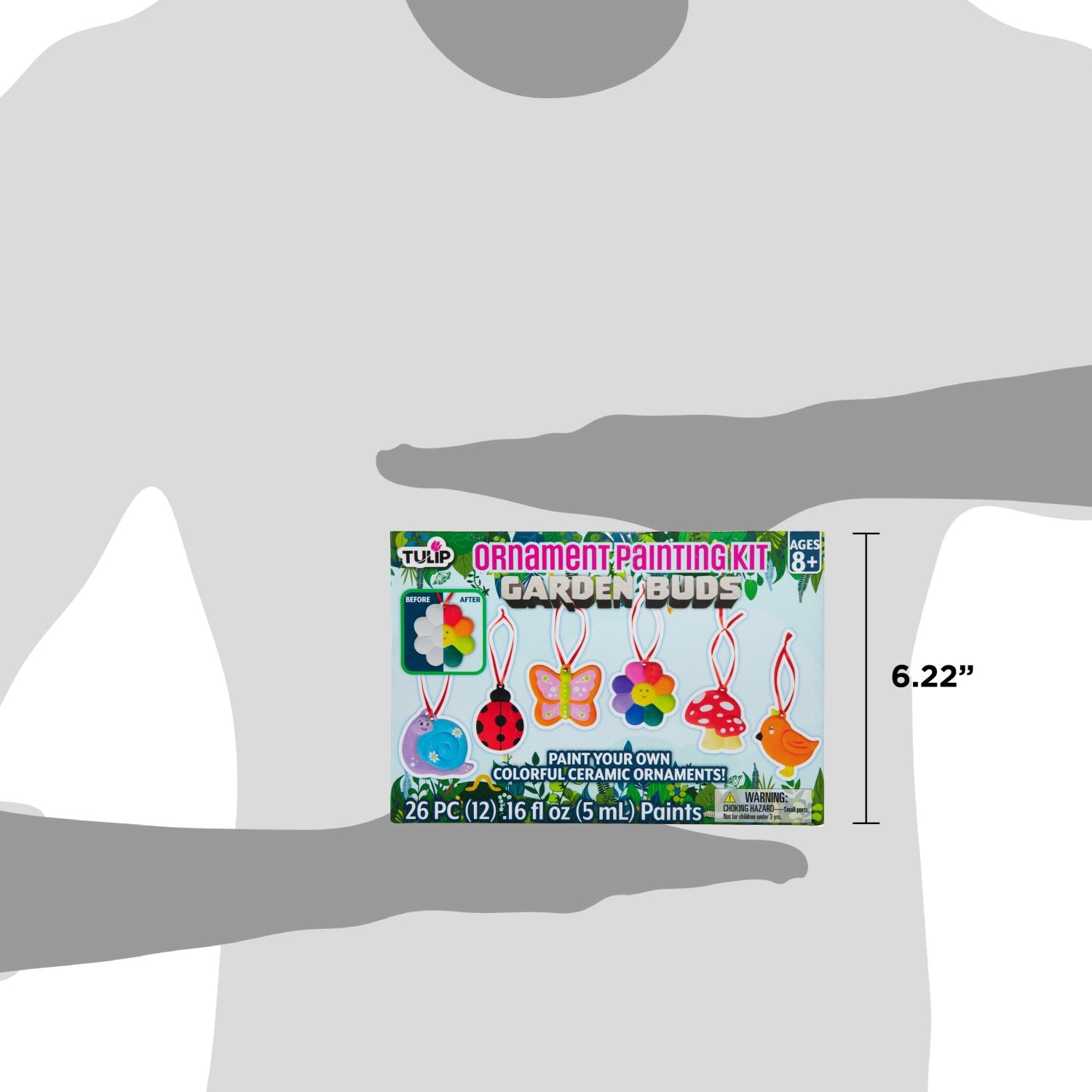 Picture of 48608 Tulip Garden Buds 6-Pc. Ornament Painting Kit