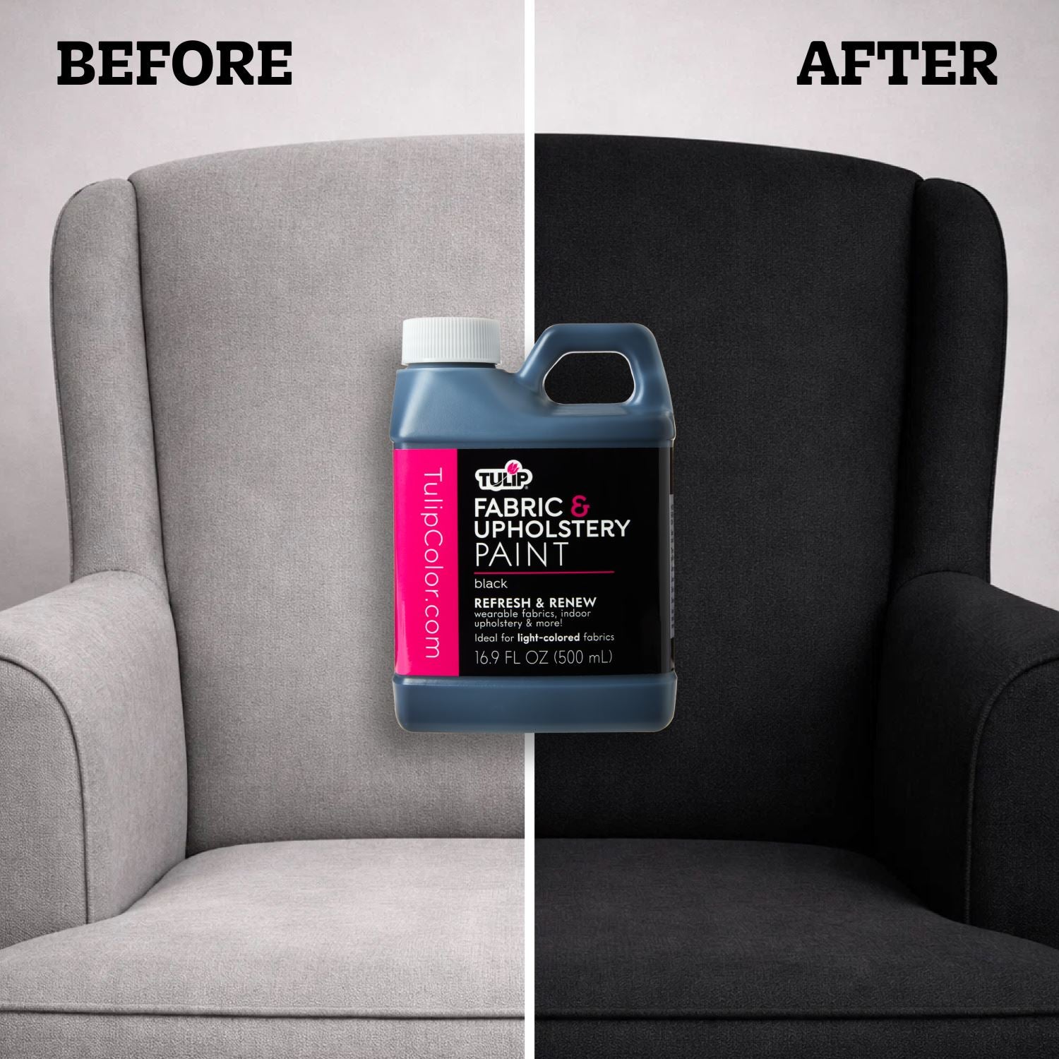 Picture of 50147 Tulip Fabric & Upholstery Paint Black
