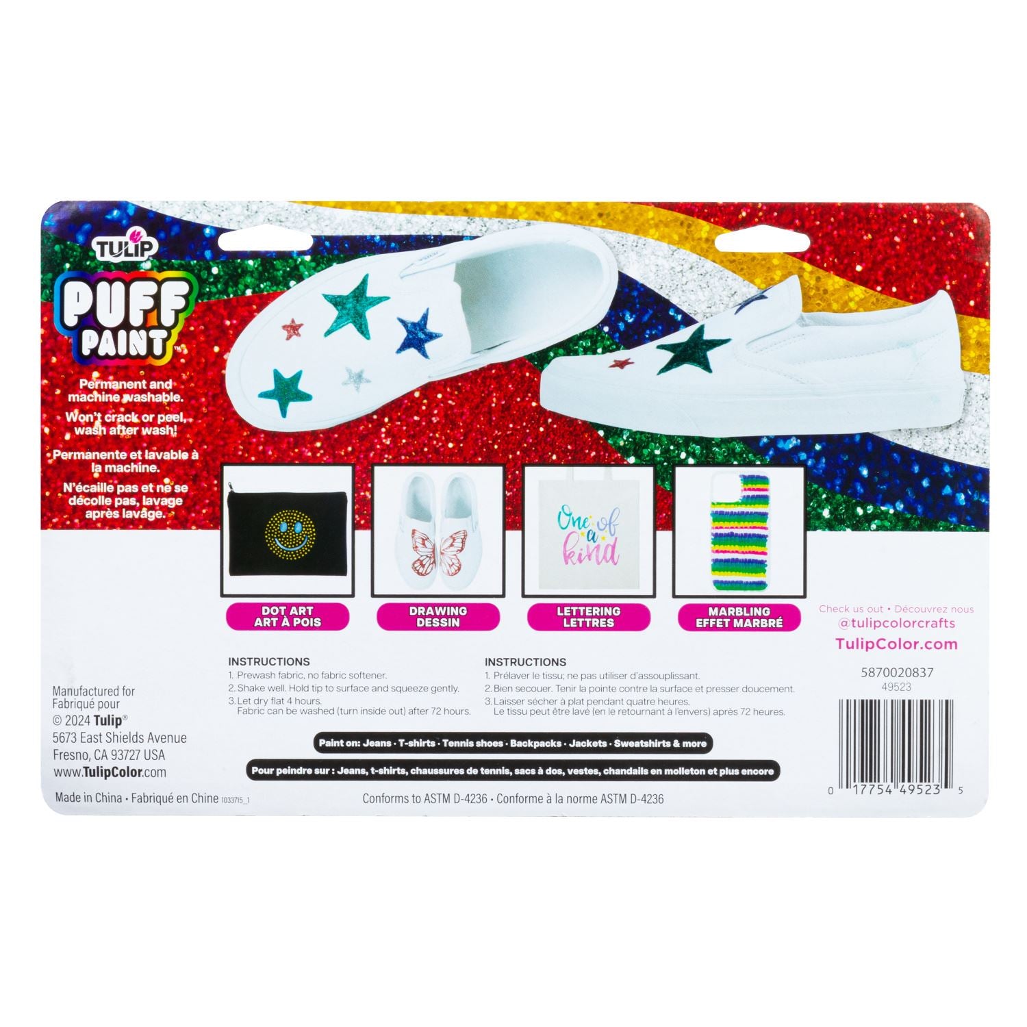 Picture of 49768                               TULIP PUFF PAINT GLITTER 10PK                     
