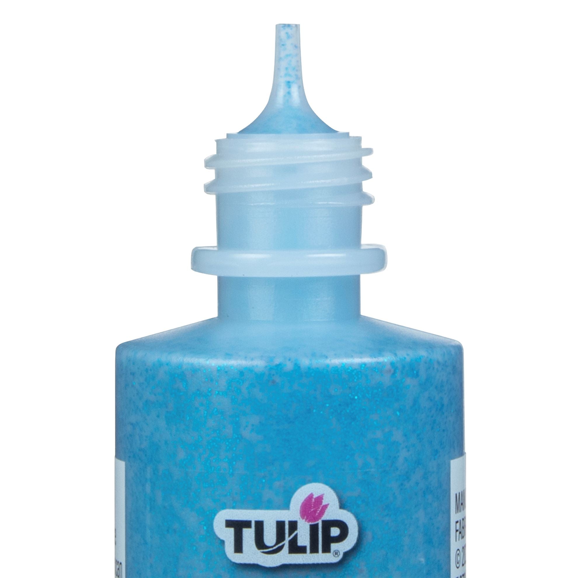 Picture of 41304 Tulip Dimensional Fabric Paint Glitter Blue 4 oz.