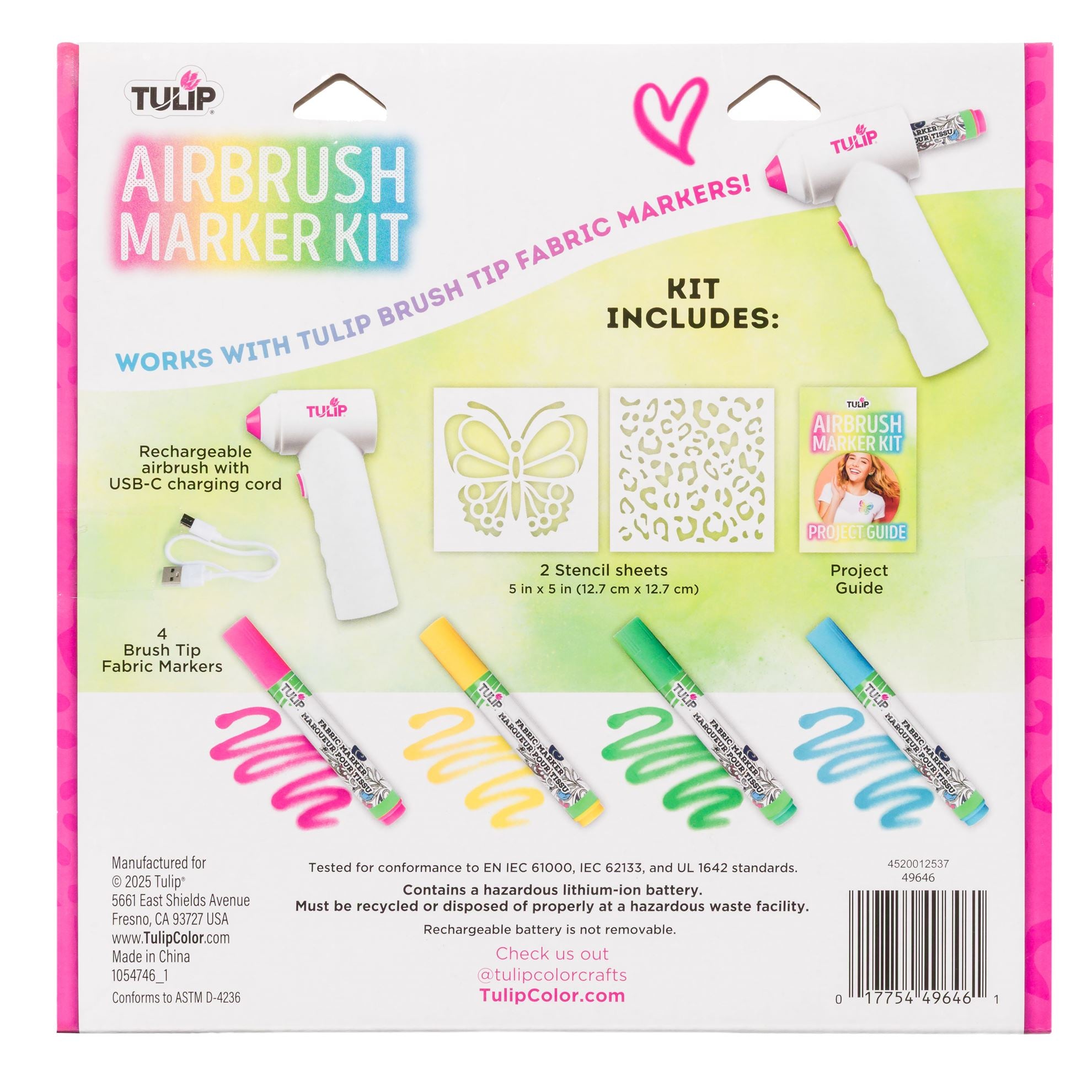 Picture of 49843 Tulip Airbrush Marker Kit