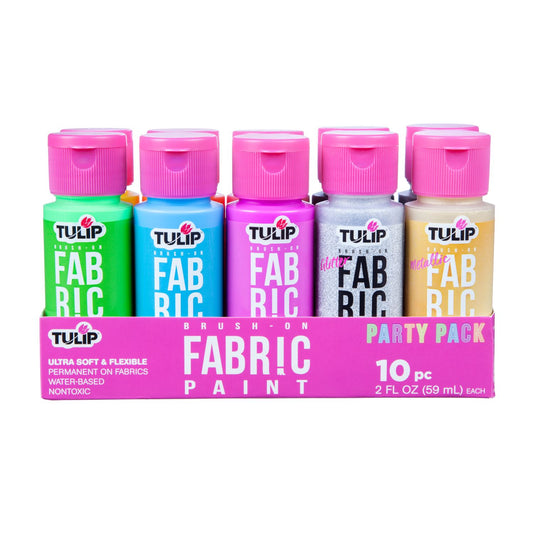 Picture of 39905 Brush-On Fabric Paint Party 10-Pack