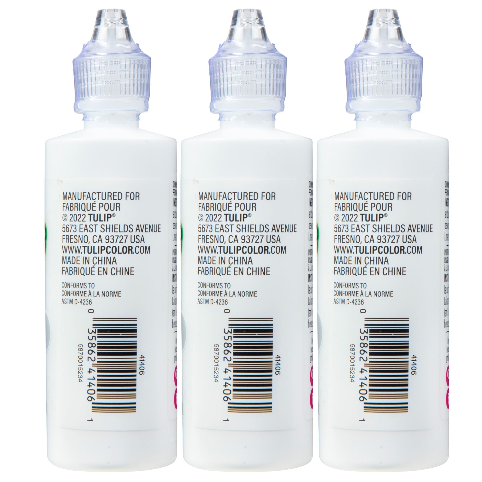 Picture of 37563 Tulip Puff Paint Slick White, Multi-Surface Craft Paint, 4 fl. oz. 3 Pack