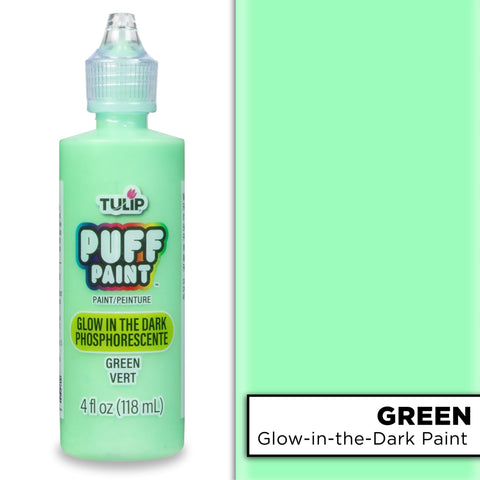 Picture of 16069 Tulip Dimensional Fabric Paint Glow Green 4 oz.