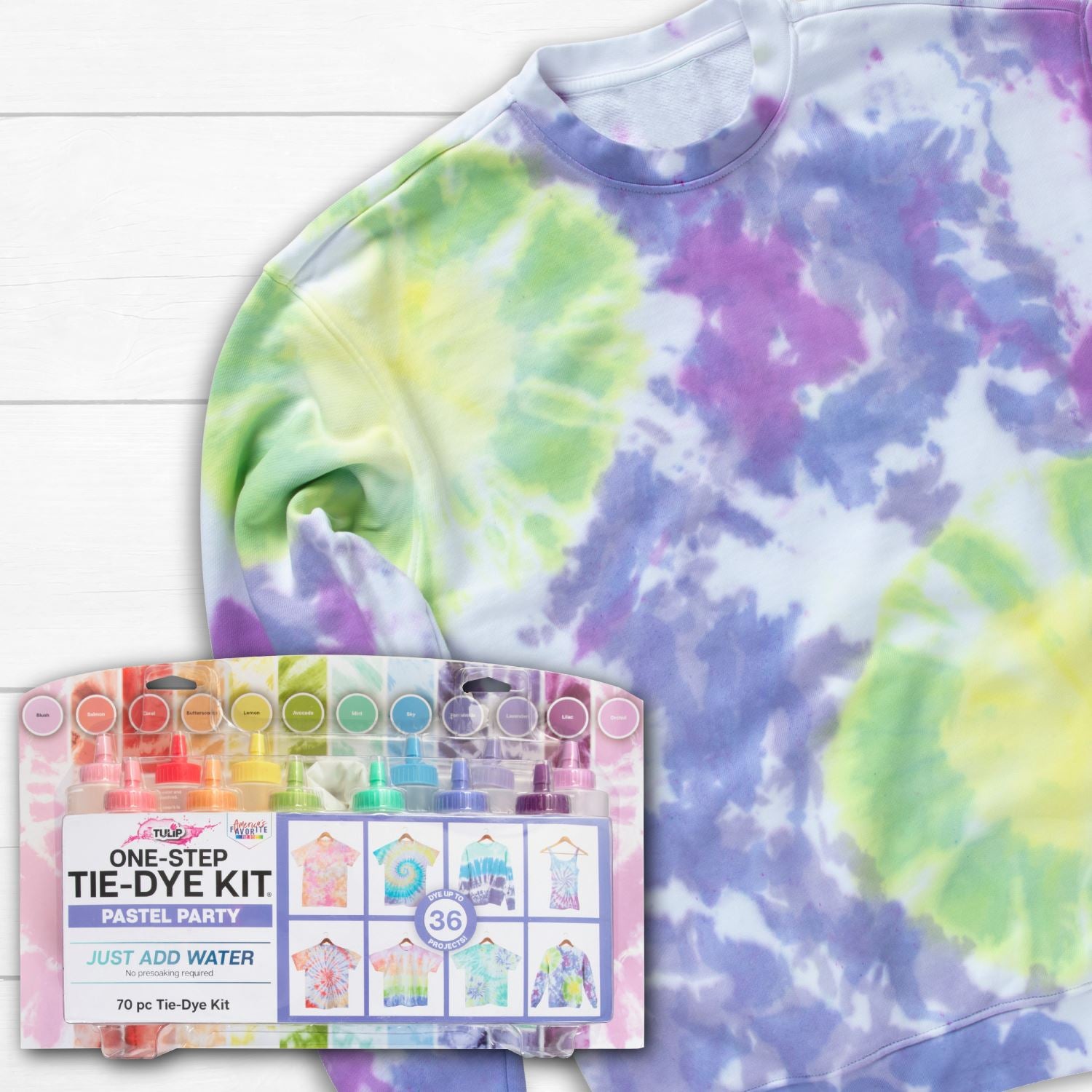 Picture of 47894 Tulip Pastel Party 12-Color Tie-Dye Kit