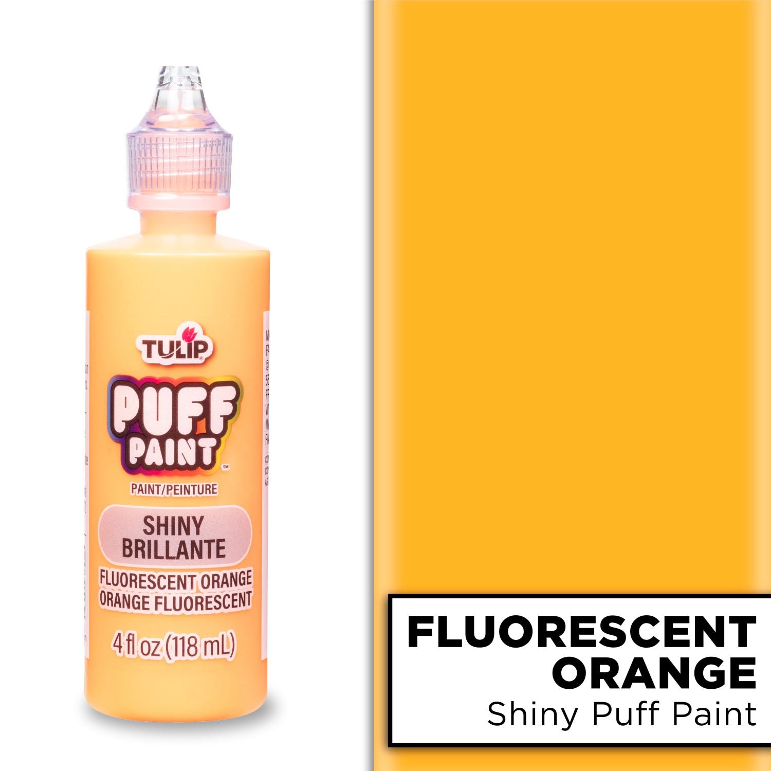 Picture of 41411 Tulip Dimensional Fabric Paint Slick Fluorescent Orange 4 oz.