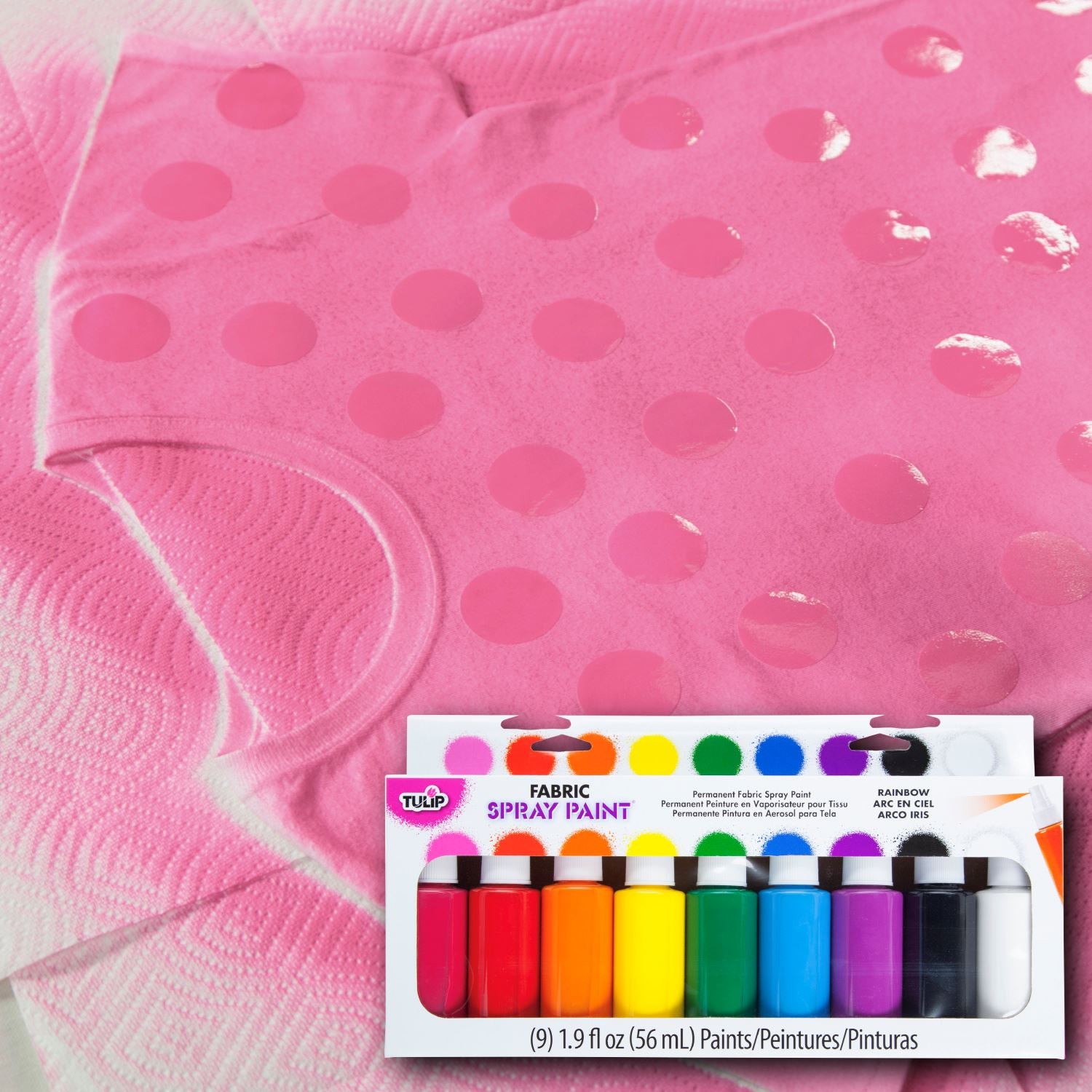 Tulip Fabric Spray Paint Rainbow 1.9 fl. oz. 9 Pack - 5