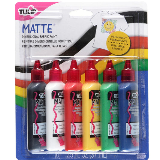 Picture of 15553 Dimensional Fabric Paint Matte 6 Pack