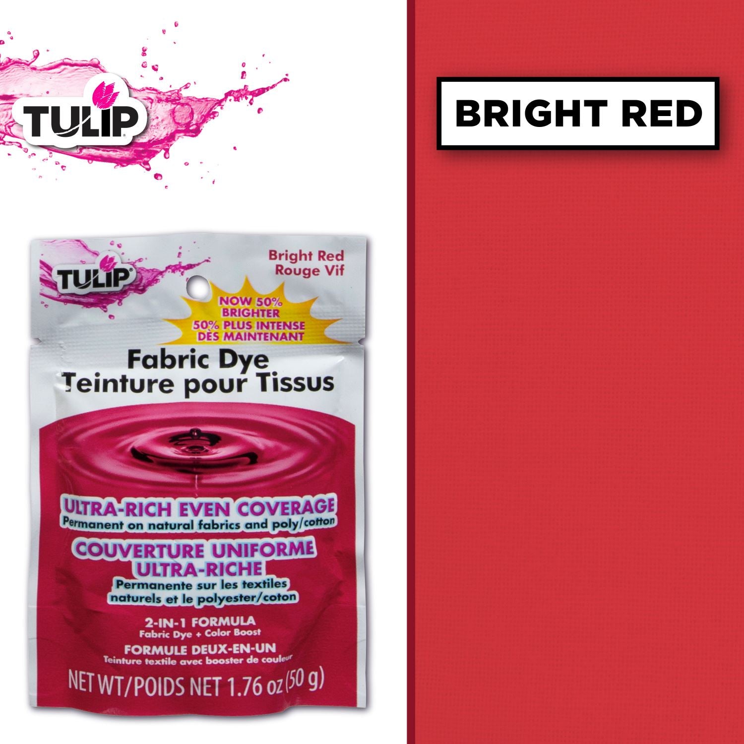 Tulip Permanent Fabric Dye Bright Red - 3