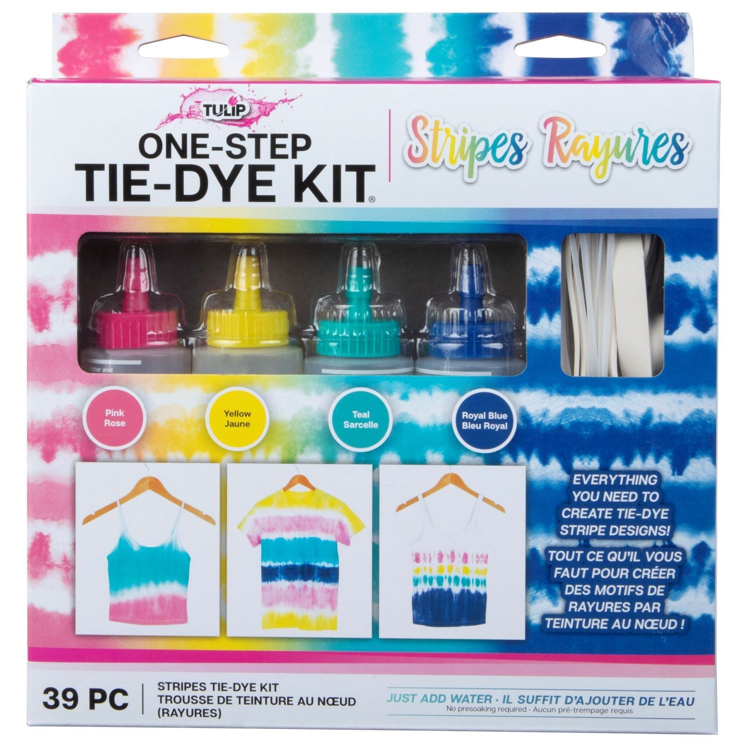Tulip Stripes 4-Color Tie-Dye Kit - 1
