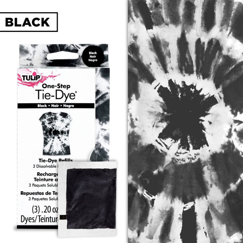 Tulip One-Step Tie-Dye Refills Black