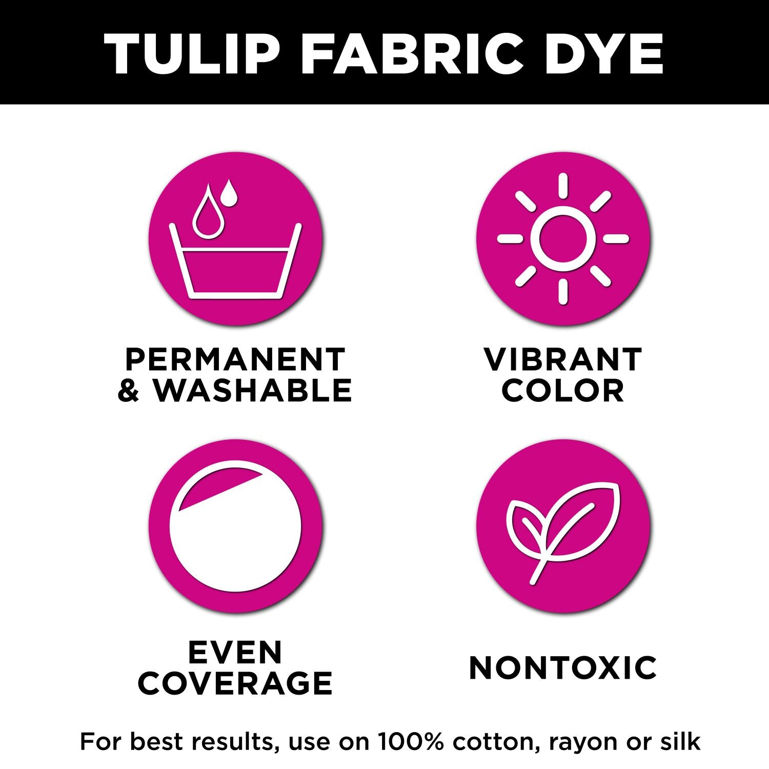 Tulip Permanent Fabric Dye Bright Pink - 3