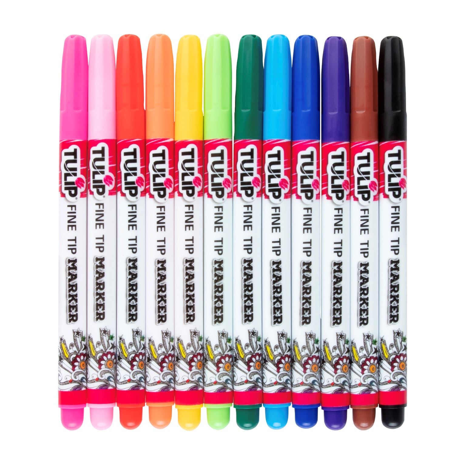 Colorations Fabric Markers - Set of 12 Colors