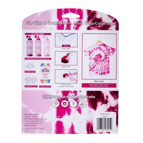 Tulip Cherry Blossom 3-Color Tie-Dye Kit