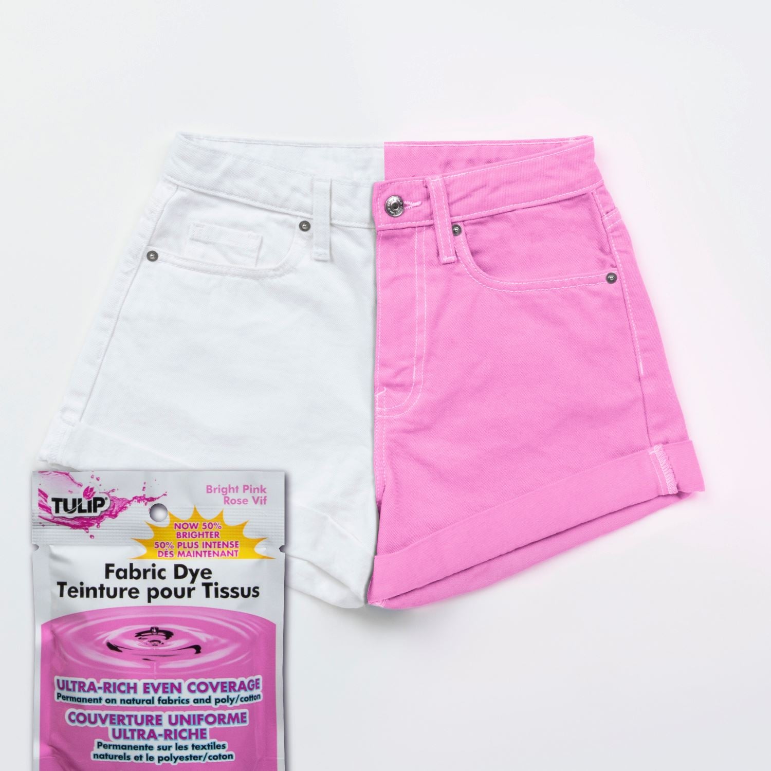 Tulip Permanent Fabric Dye, Bright Pink, 1 Pack, 1.76oz