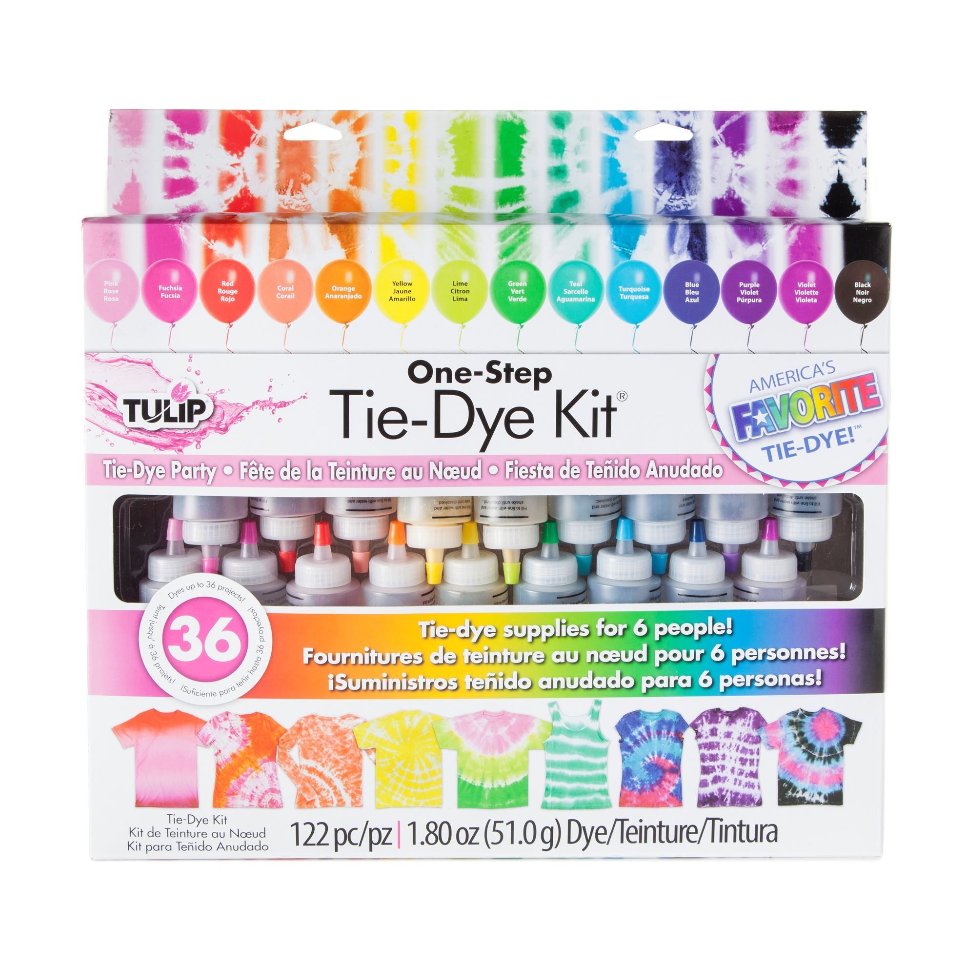 Tulip Tie-Dye Party 18-Color Tie-Dye Kit - 1