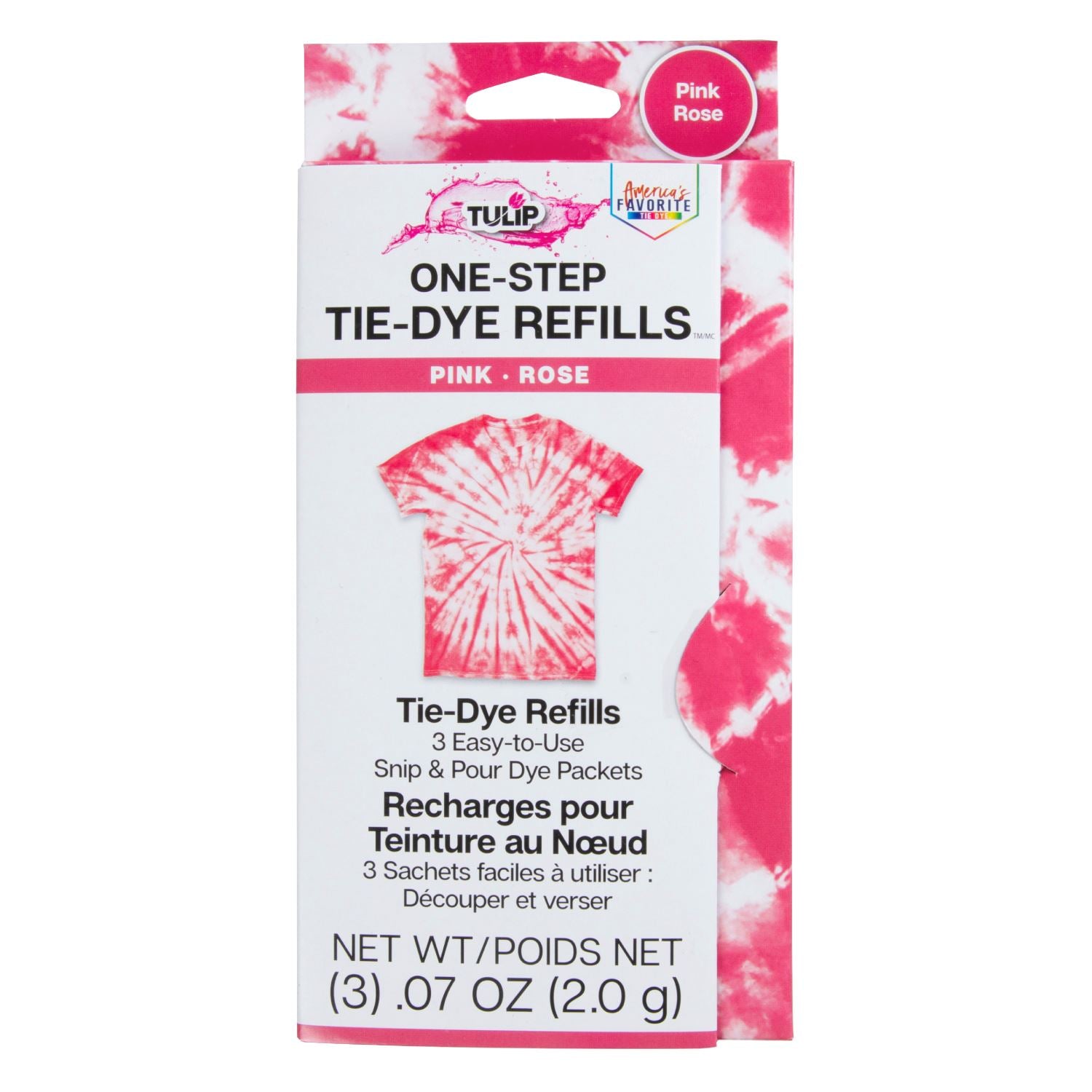 Tulip One-Step Tie-Dye Refills Pink - 1