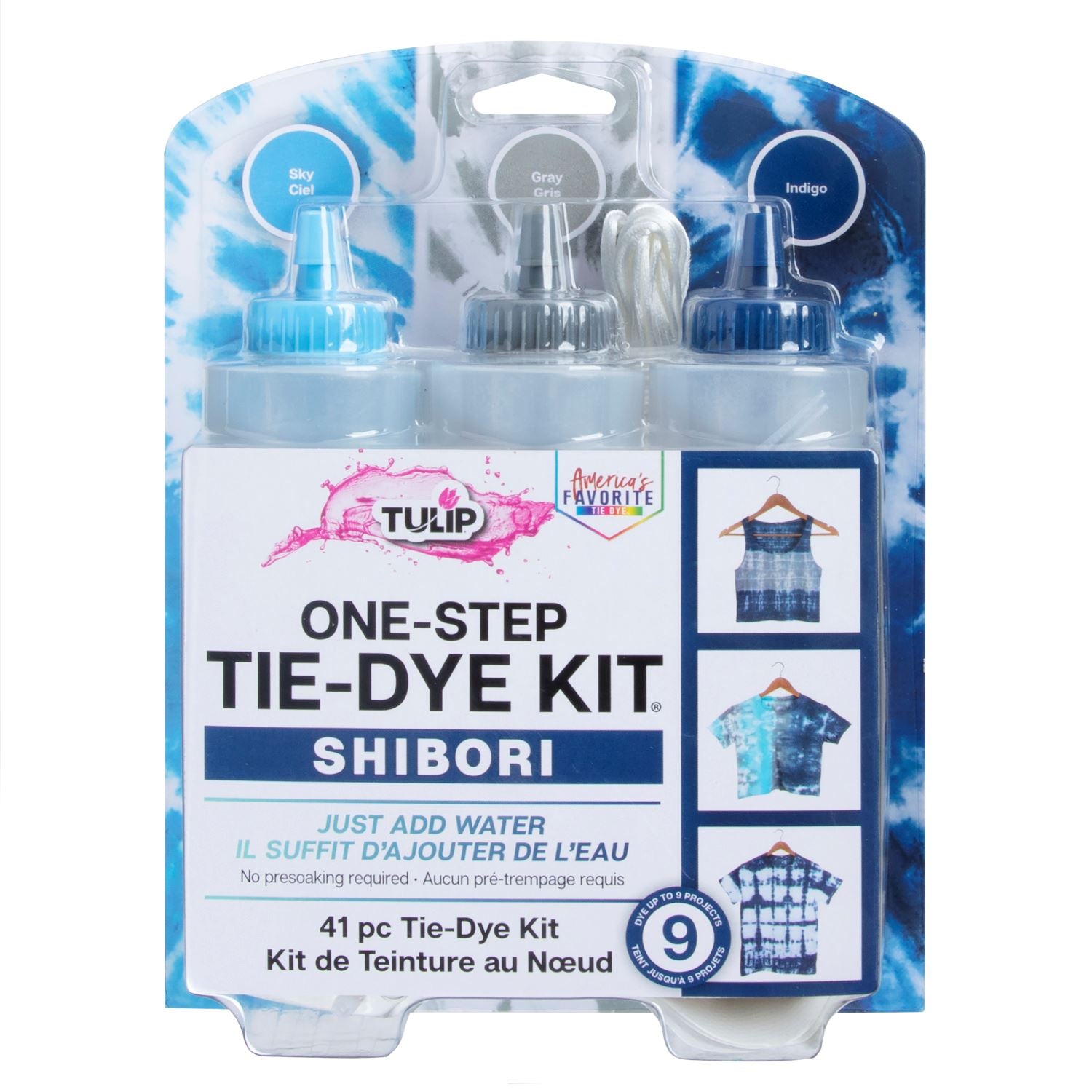 Tulip Shibori 3-Color Tie-Dye Kit - 1