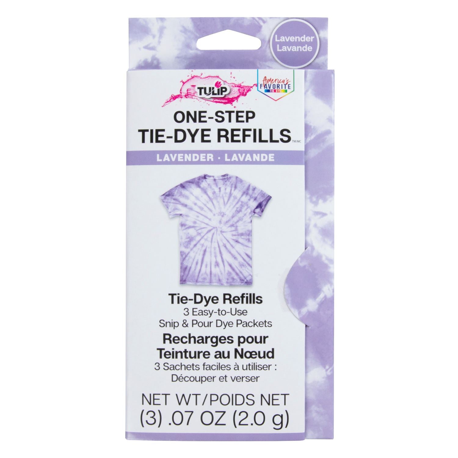 Tulip One-Step Tie-Dye Refills Lavender - 1