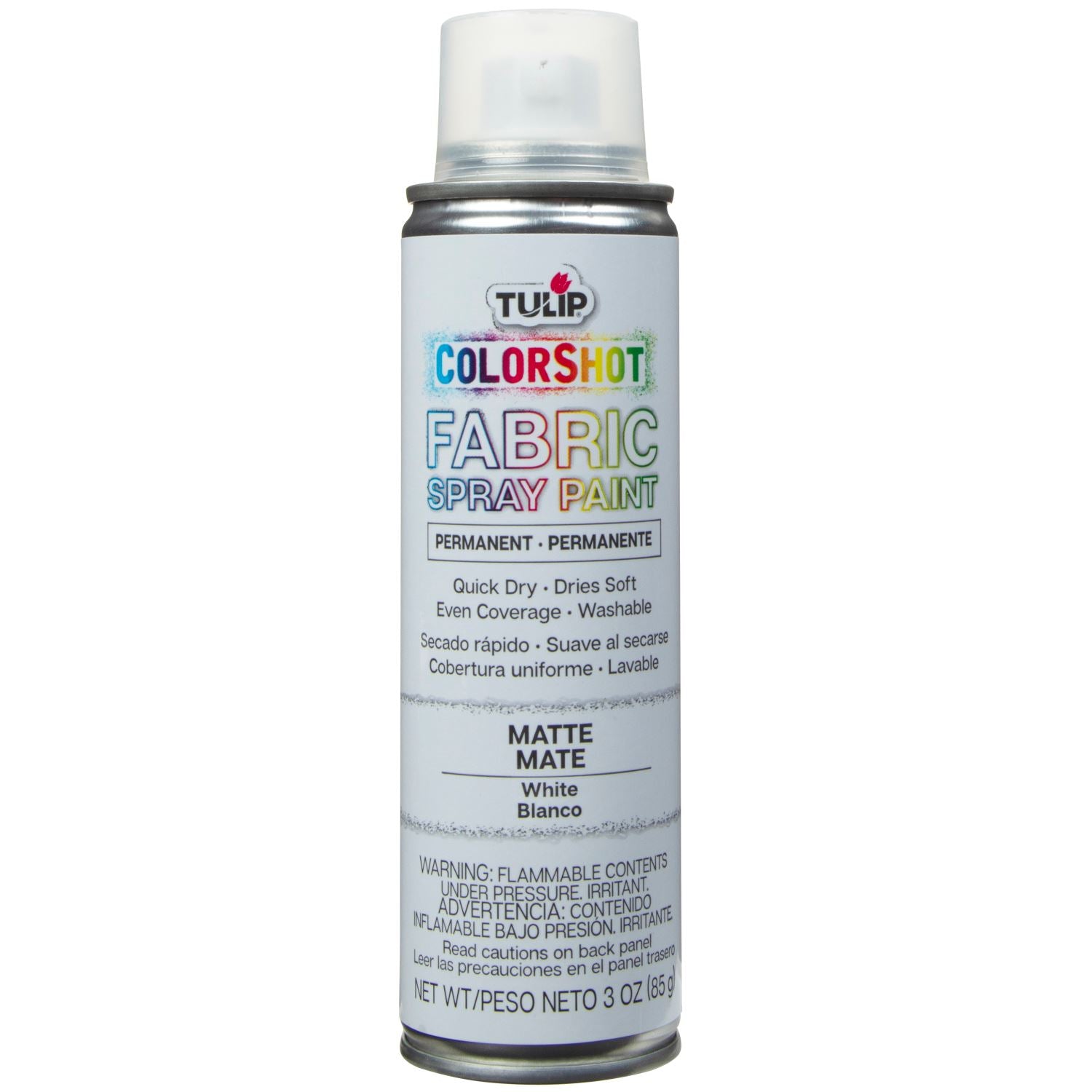  Tulip ColorShot Instant Fabric Spray Color 3oz. Black