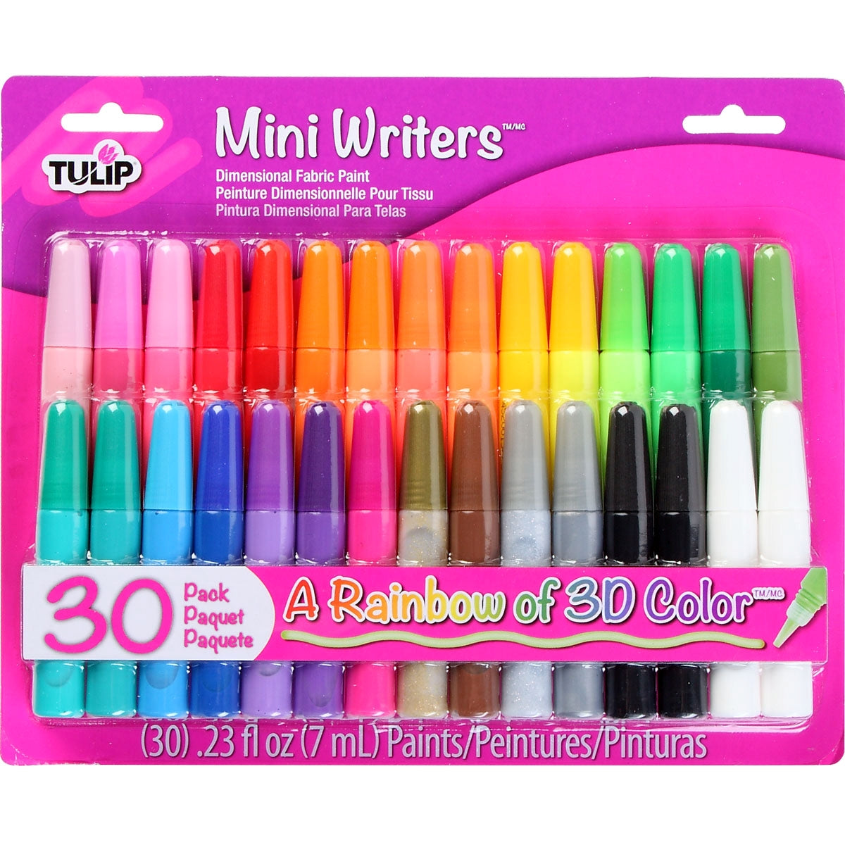 Picture of 32443 Dimensional Fabric Paint Mini Writers 30 Pack