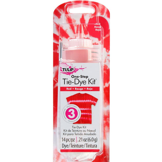 Tulip Red 1-Color Tie-Dye Kit