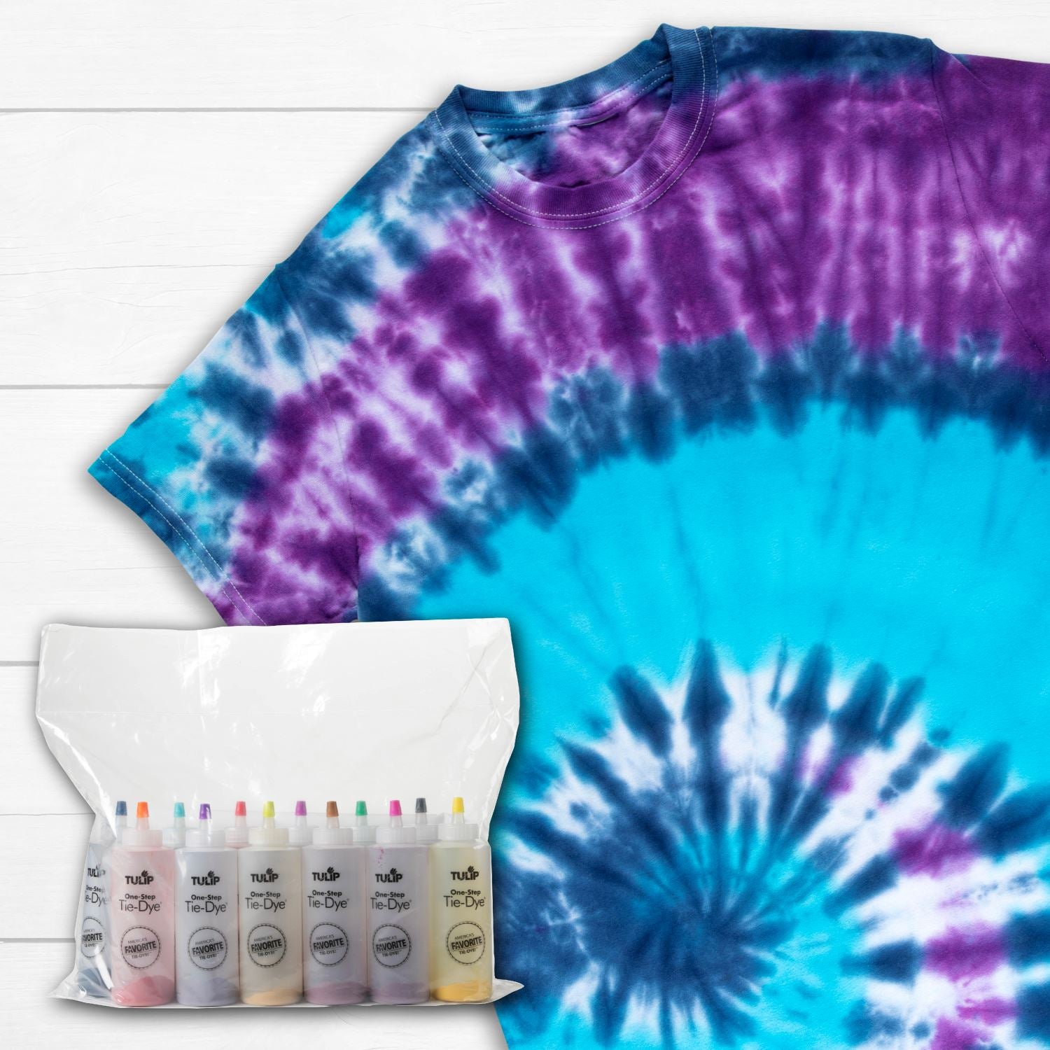 Let's Dye T-Shirts with Dry Tie Dye Powder 