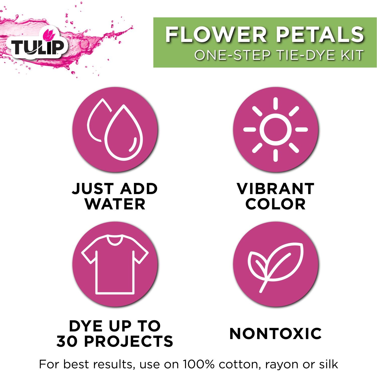 Tulip Flower Petals 5-Color Tie-Dye Kit - 3