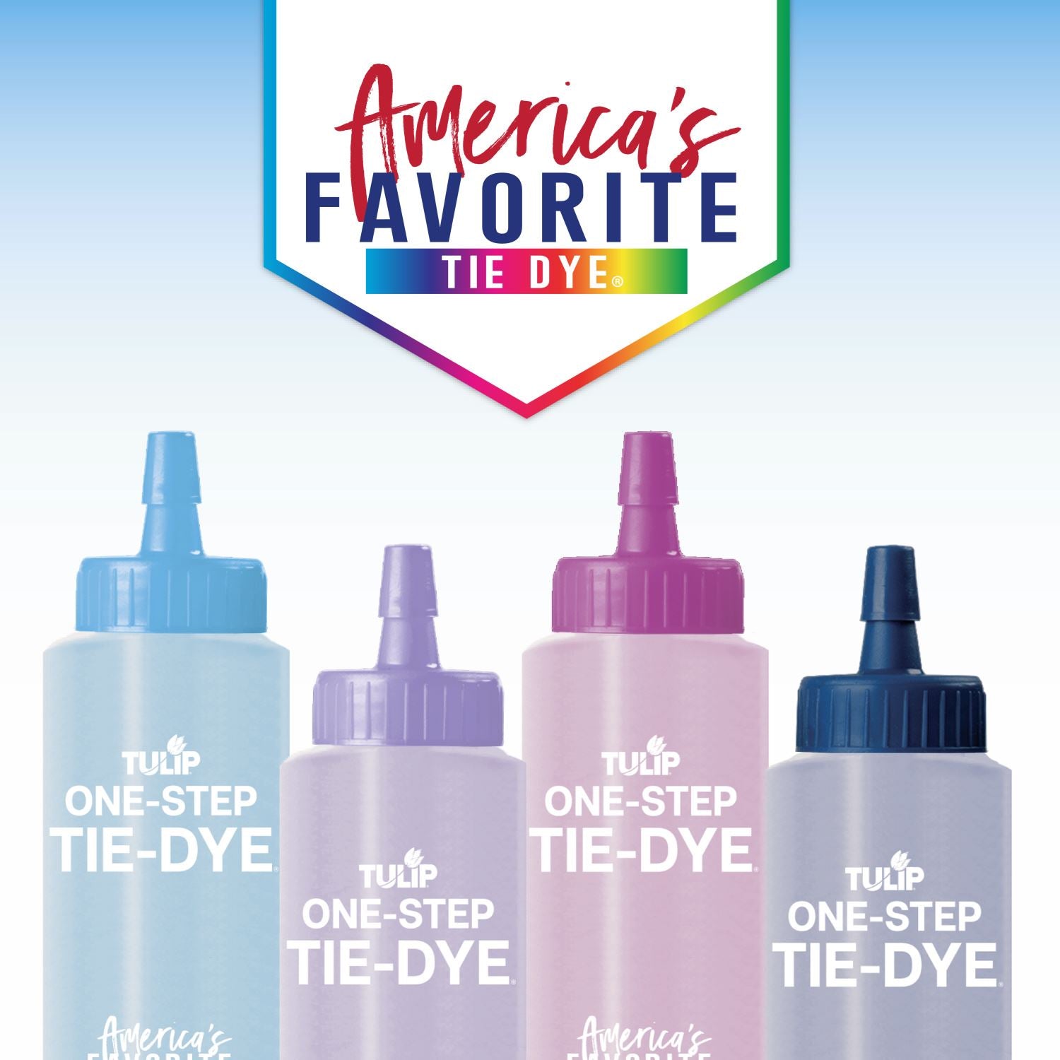 Tulip One-Step Tie-Dye Kit: 10-Color Value Tub with Bonus Glitter Fabric Spray