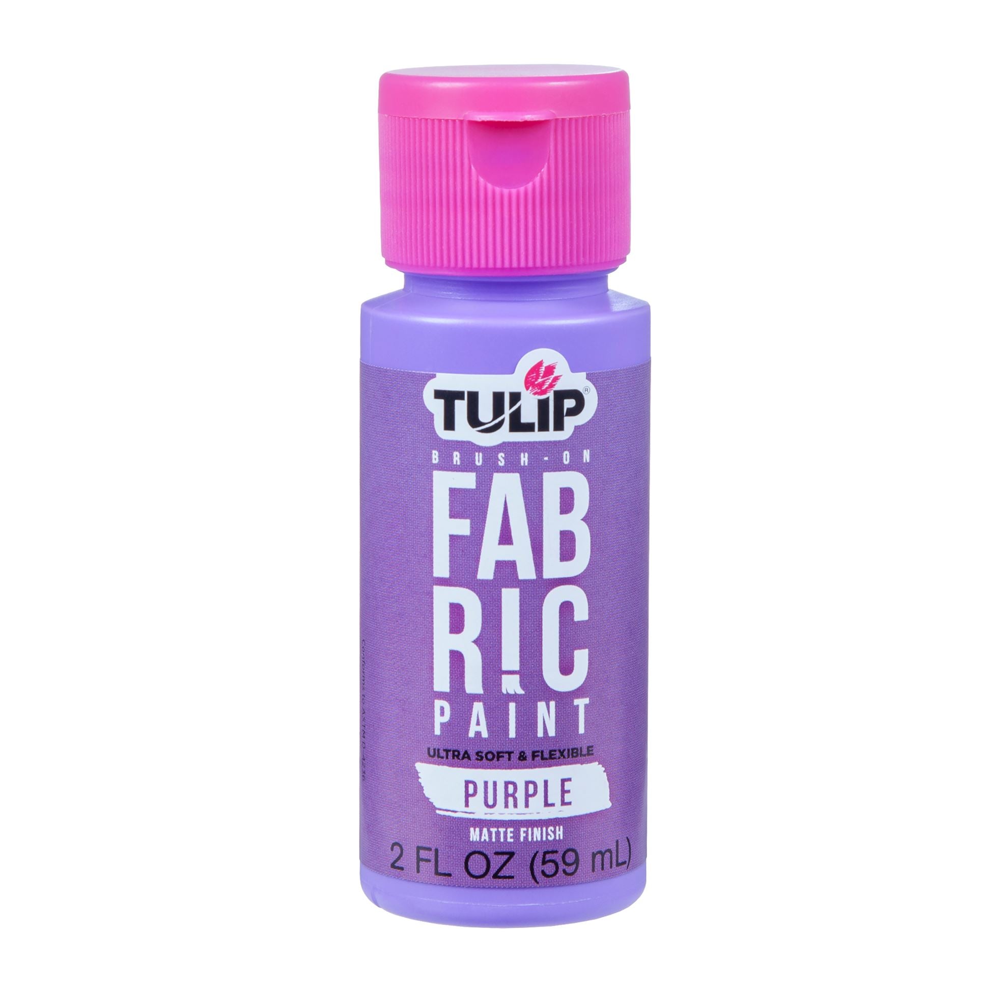 Tulip Brush-On Fabric Paint Purple Matte 2 fl. oz. - 1