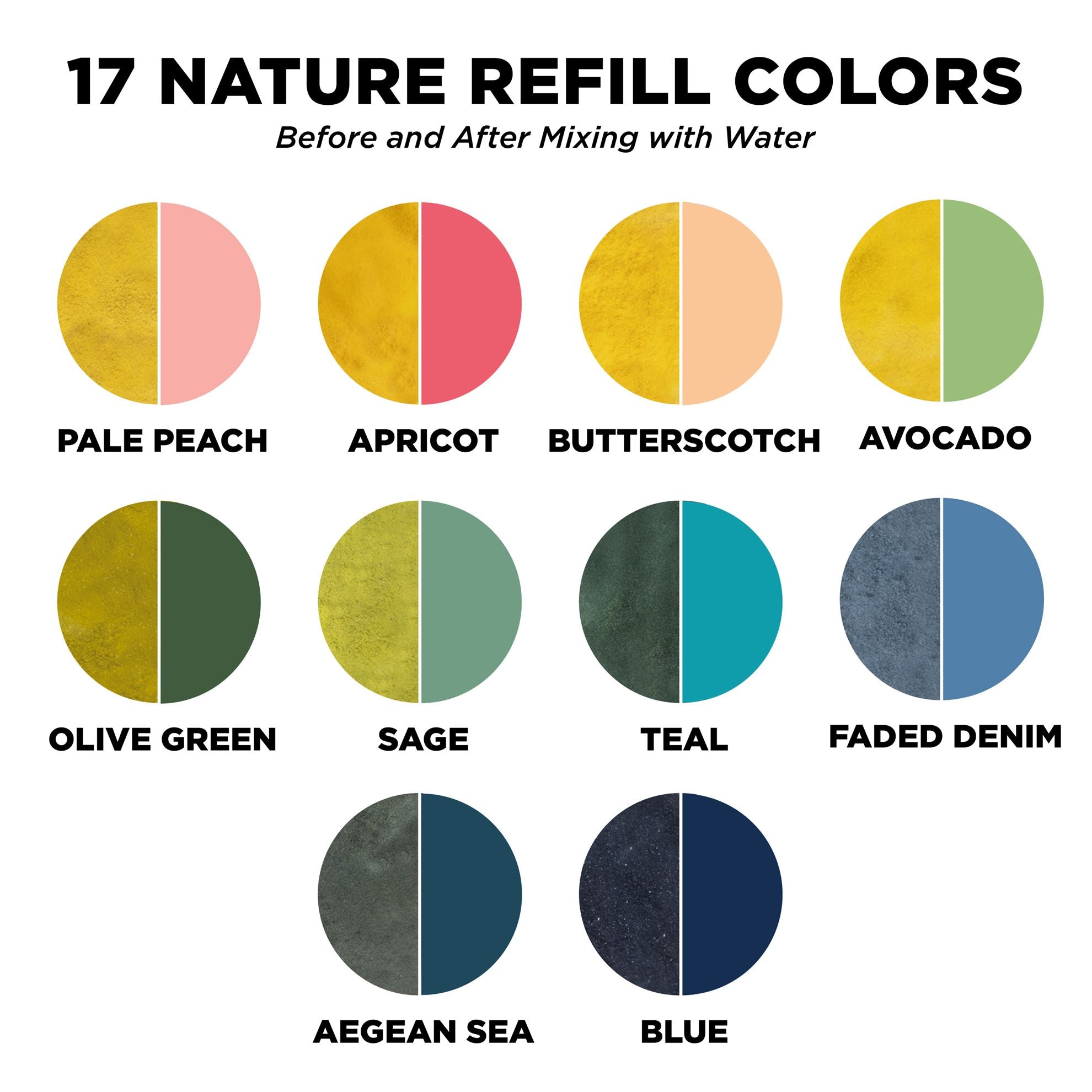 Picture of 47749 Tulip Tie-Dye Refills  Nature 30 Pack