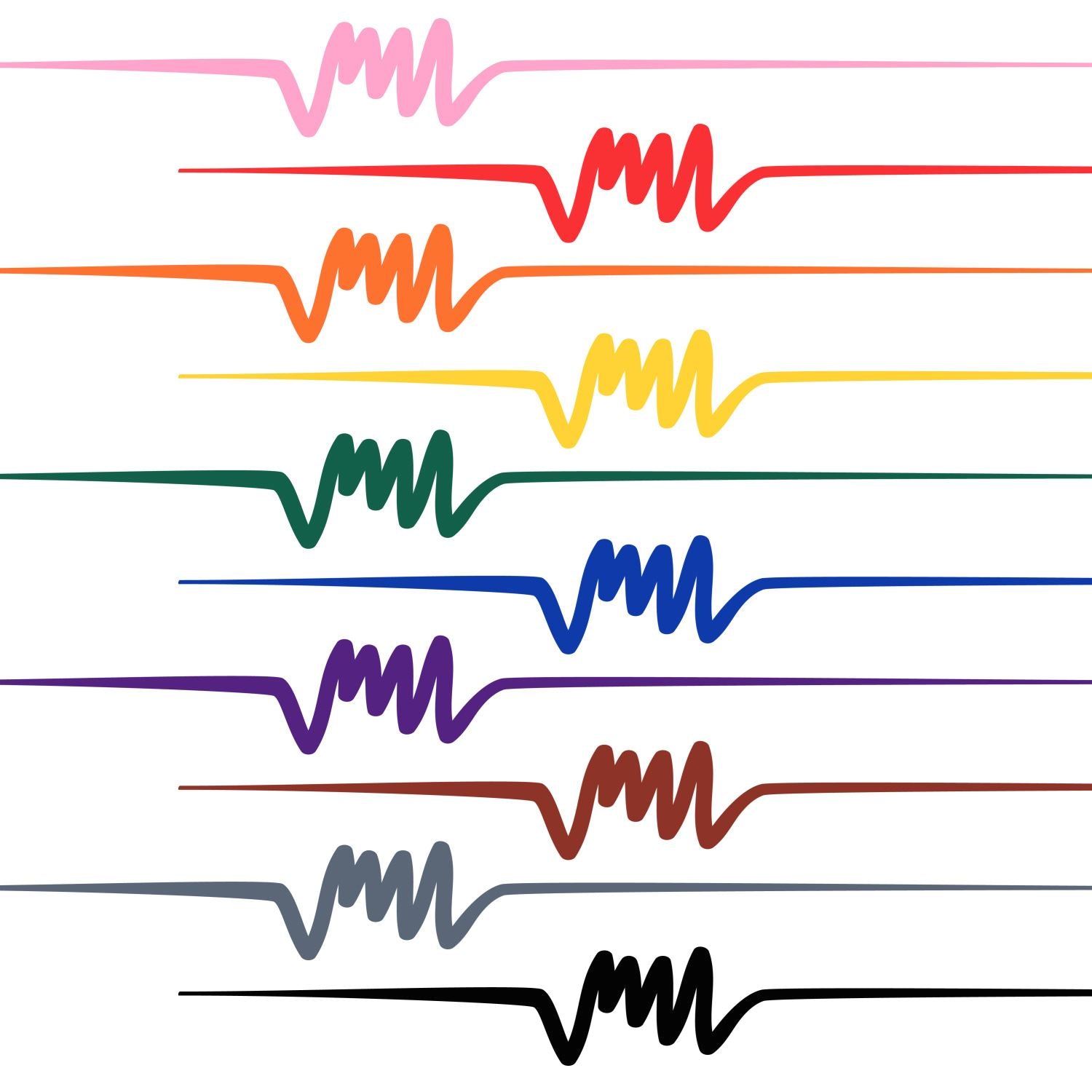 Tulip Brush-Tip Fabric Markers Rainbow 10 Pack - 4
