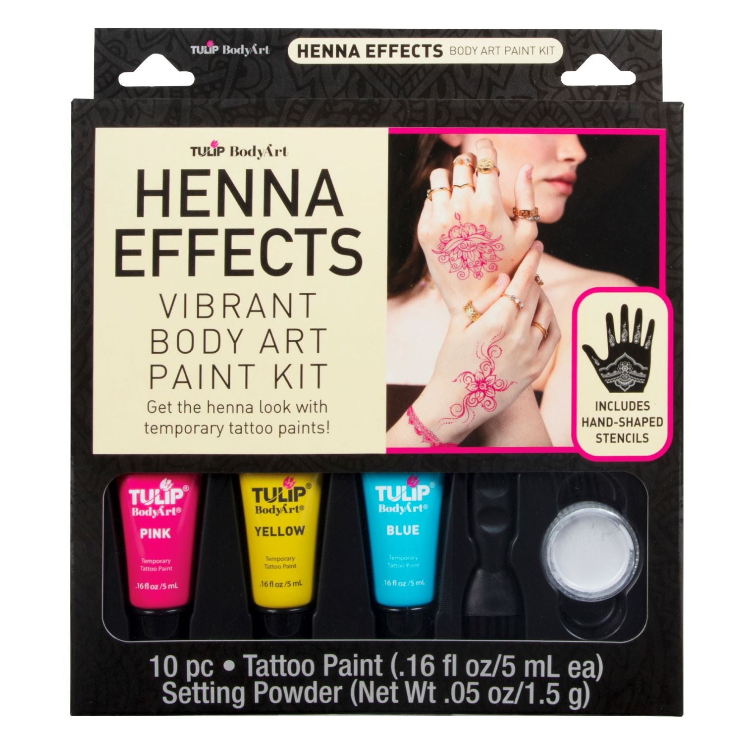 Tulip Body Art Ultimate Henna Color Vibrant Tattoo Kit - 1