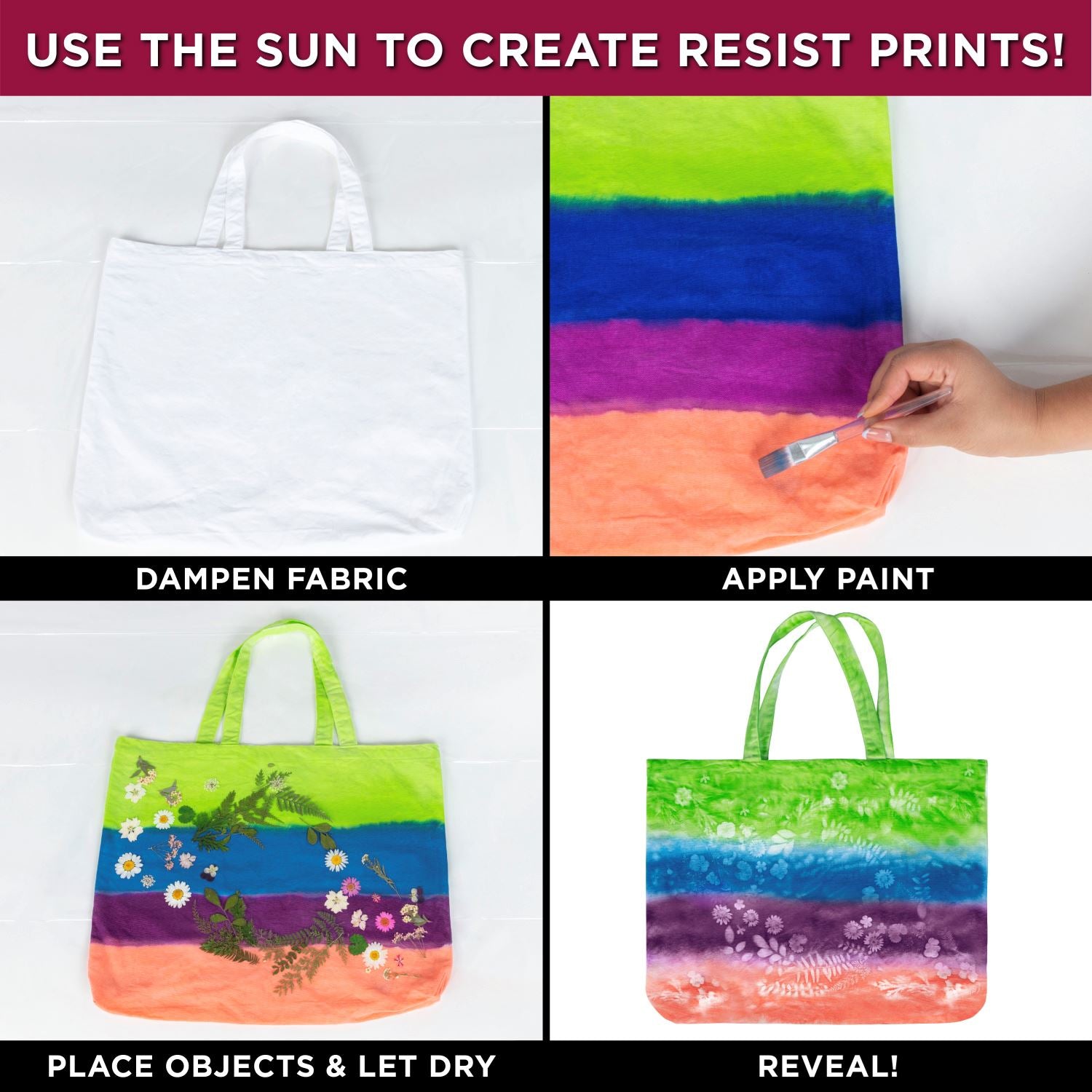 DIY Sun Printing on Fabric