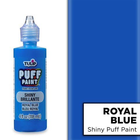 Tulip Puff Paint Shiny Royal Blue 4 fl. oz.
