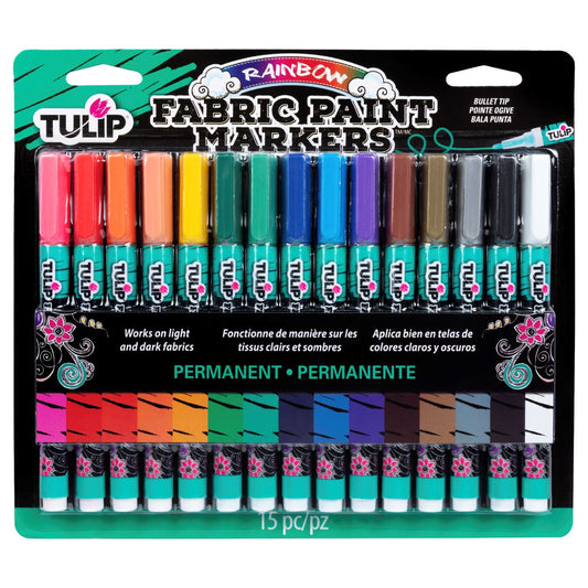 Tulip Fabric Spray Paint Rainbow 1.9 fl. oz. 9 Pack – Tulip Color Crafts