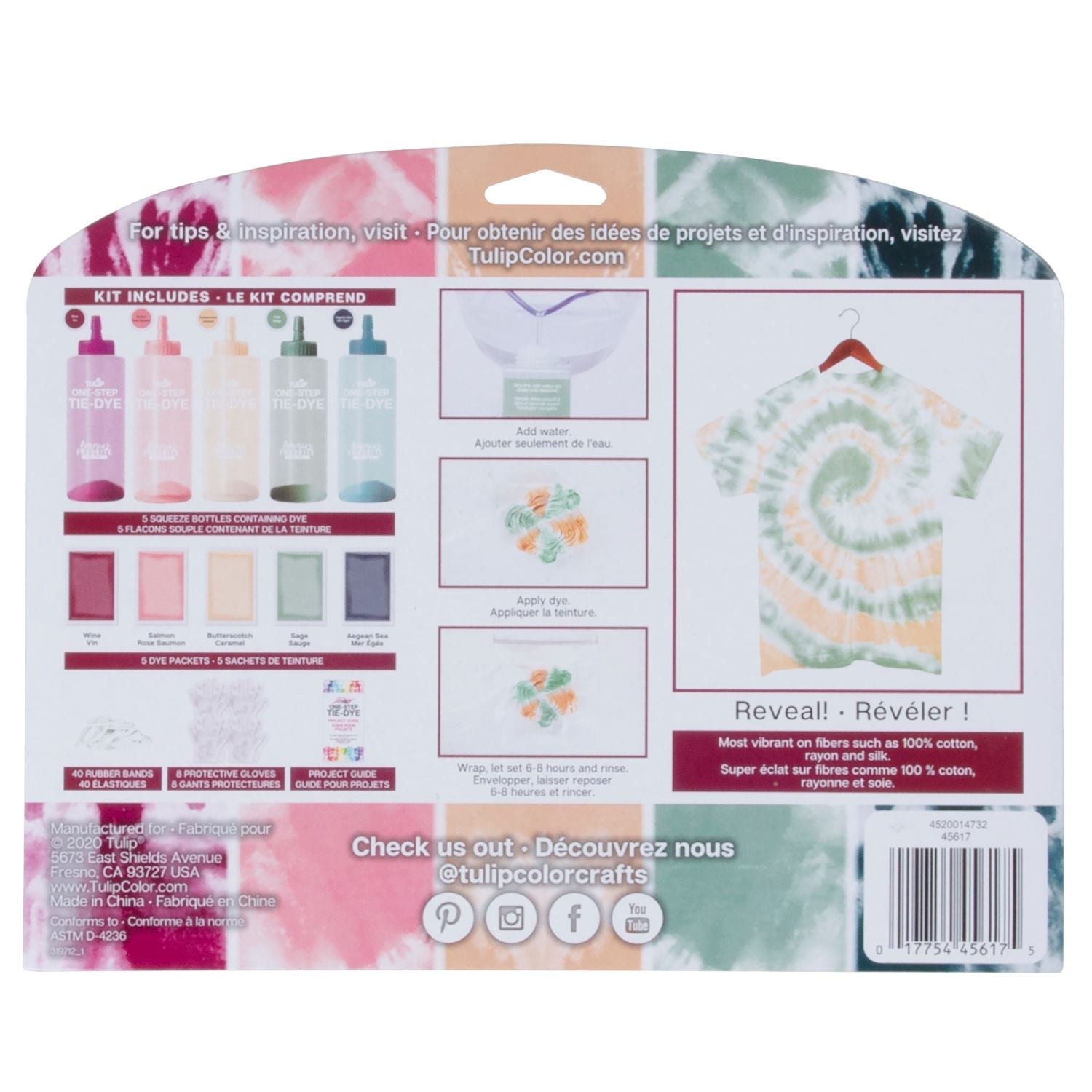 Tulip Pretty Pastels 5-Color Tie-Dye Kit – Tulip Color Crafts
