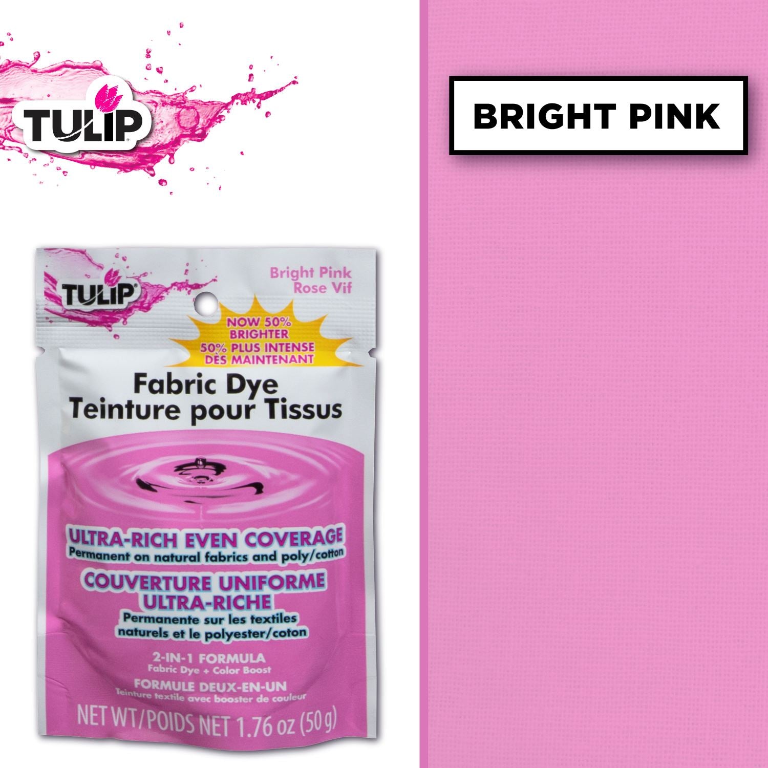 Tulip Permanent Fabric Dye Bright Pink - 2