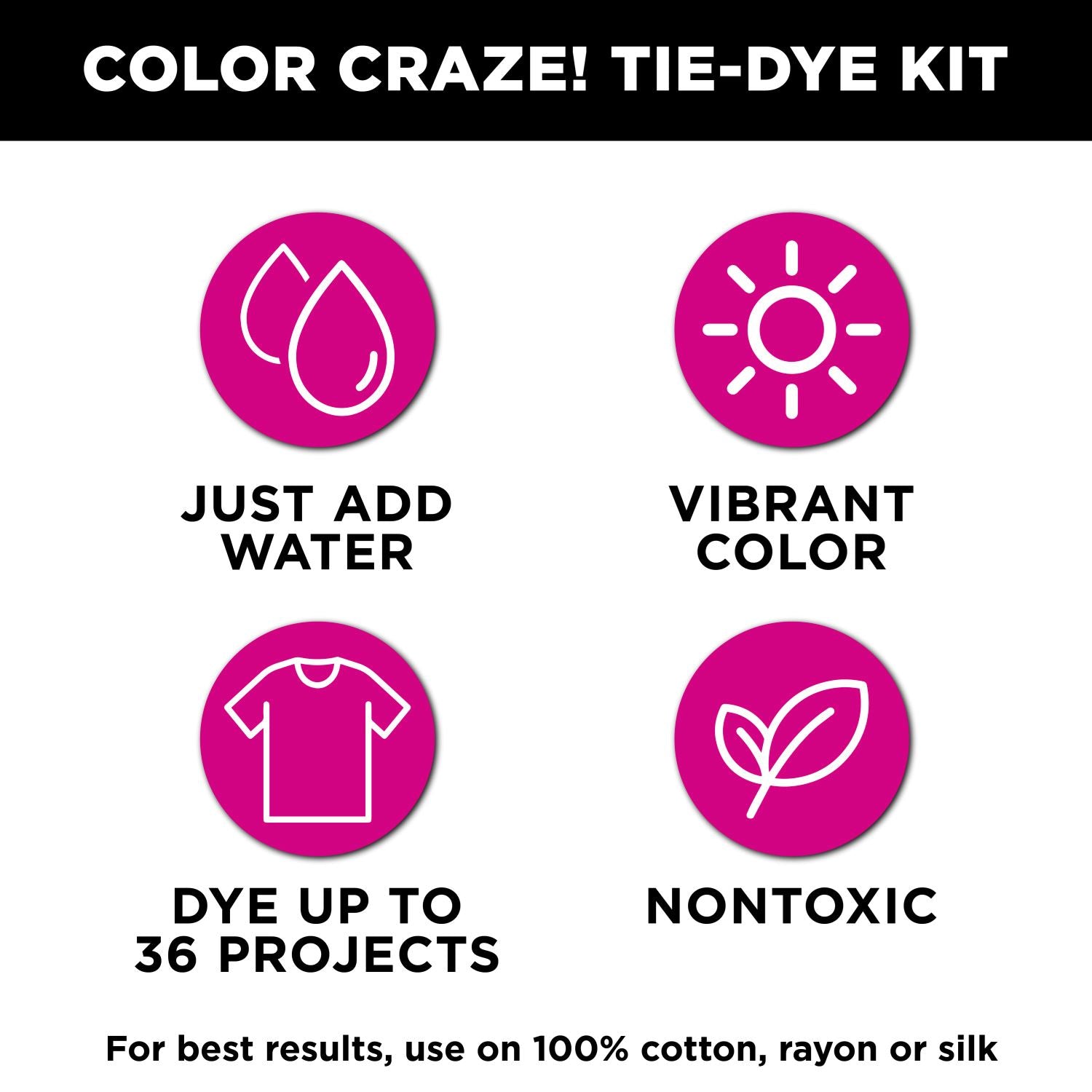 Tulip Color Craze! 12-Color Tie-Dye Kit - 3