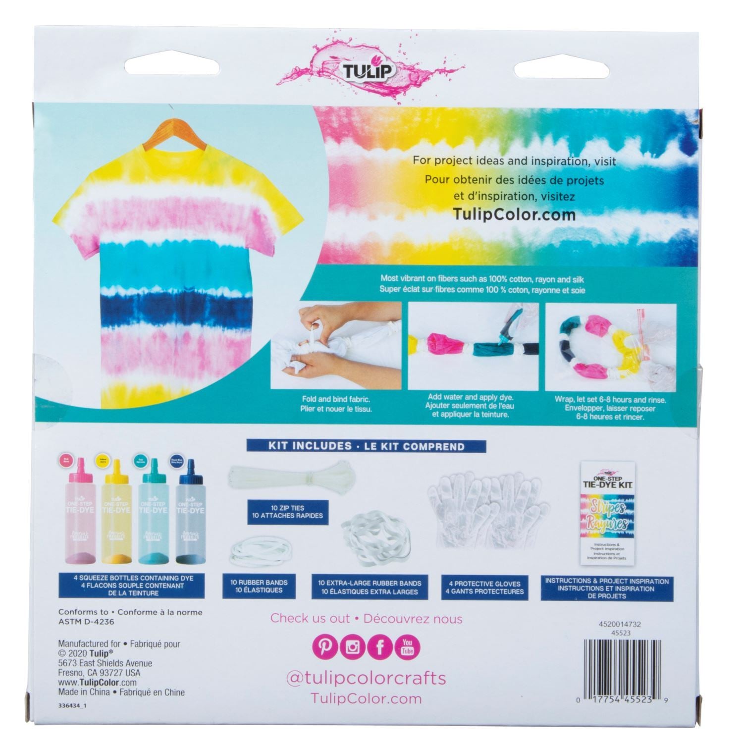 Tulip Stripes 4-Color Tie-Dye Kit - 2