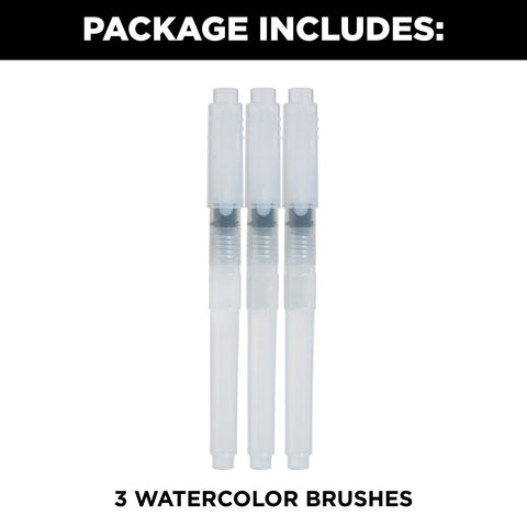 Tulip Watercolor Brushes 3 Pack