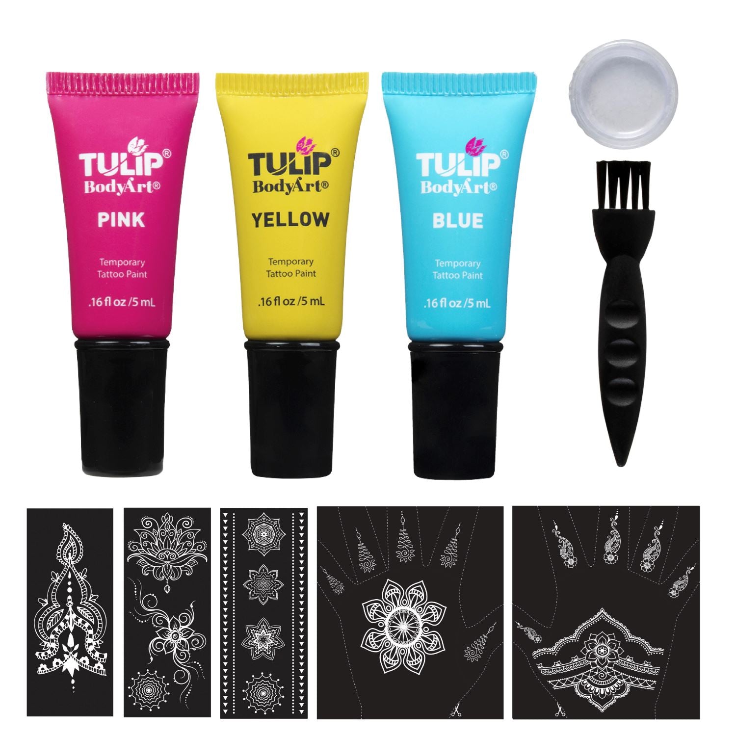 Tulip Body Art Ultimate Henna Color Vibrant Tattoo Kit – Tulip Color Crafts