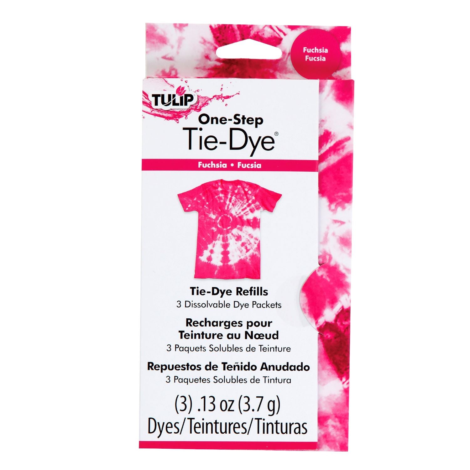 Tulip One-Step Tie-Dye Refills Fuchsia - 1